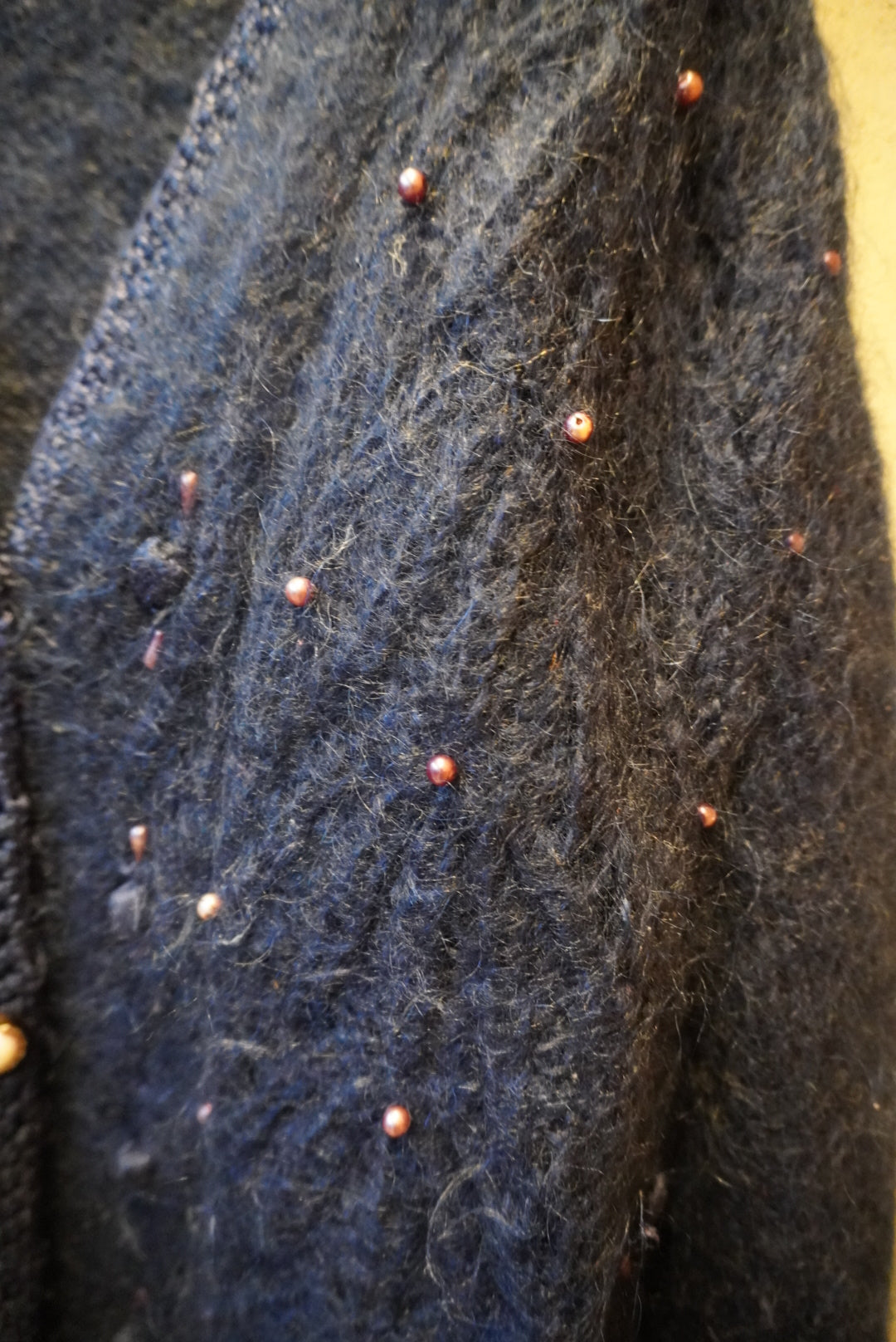 BEADED LONG CARDIGAN