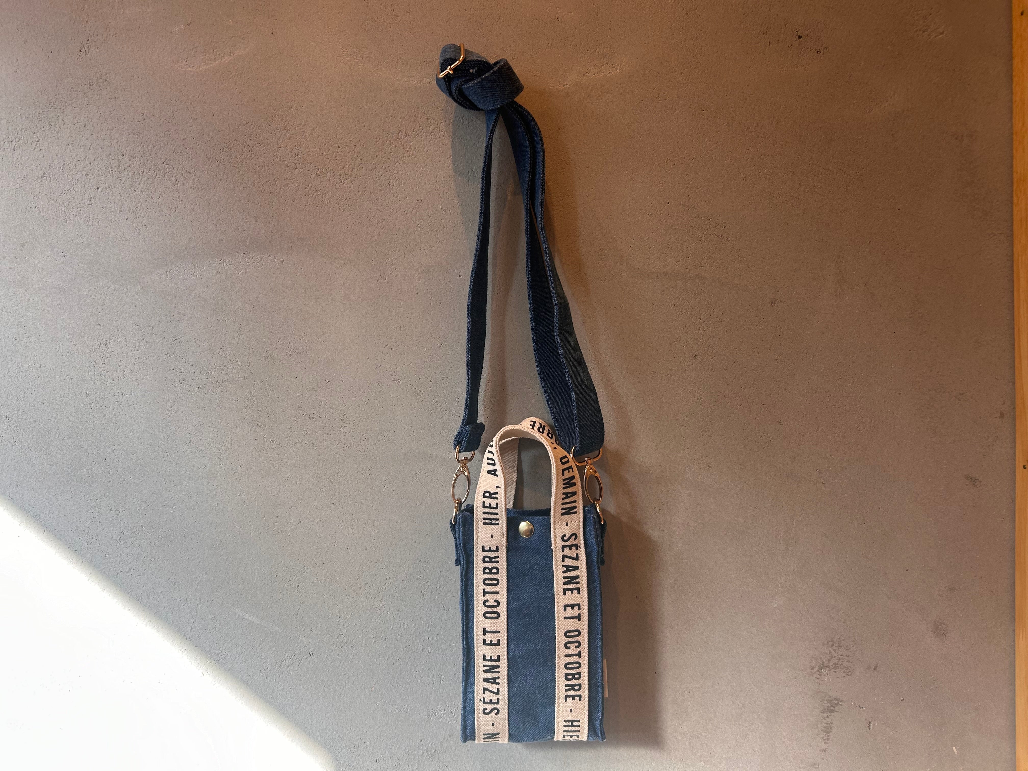 Denim shoulder bag(small)