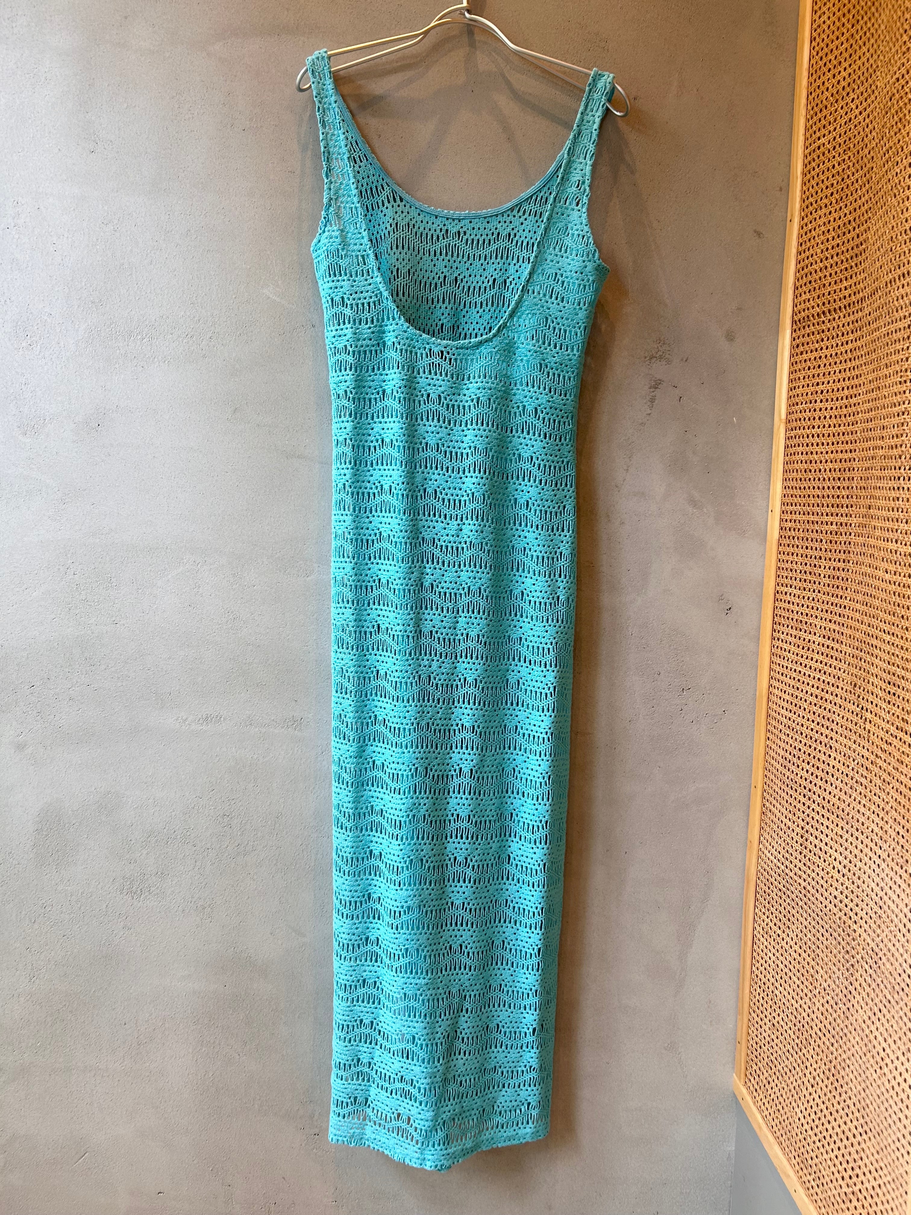 BEACH BLUE KNIT DRESS