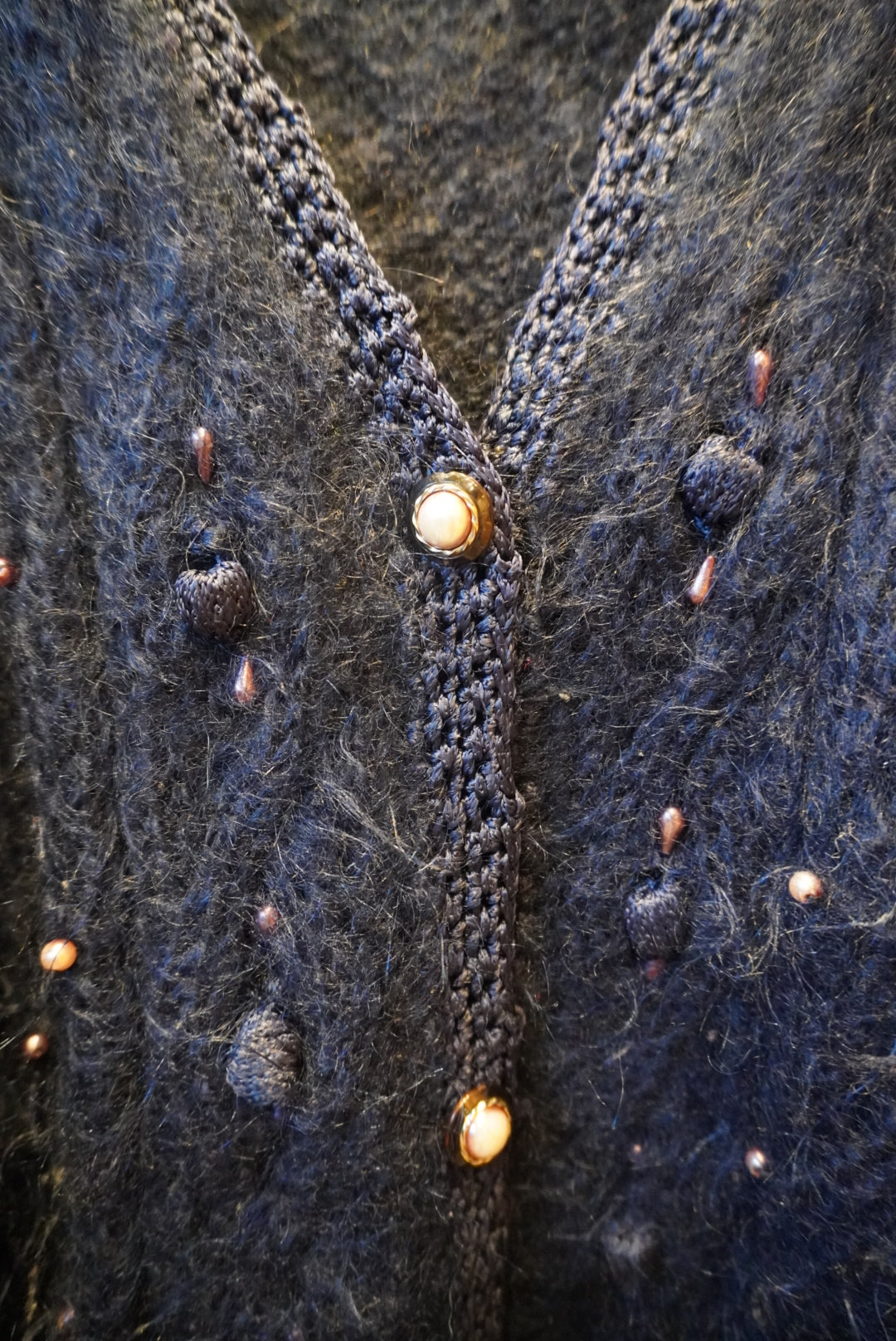 BEADED LONG CARDIGAN