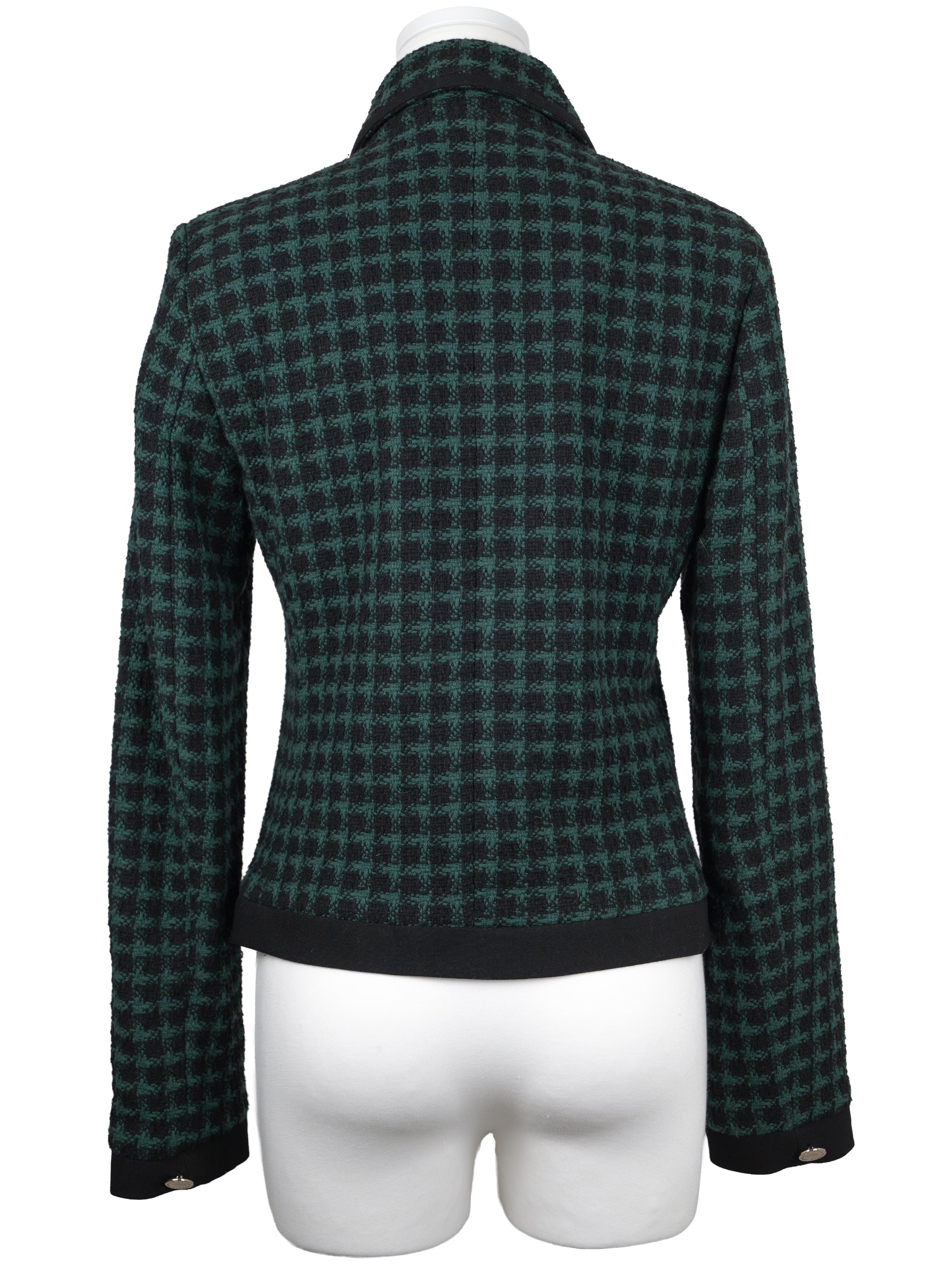 HOUNDSTOOTH TWEED JACKET