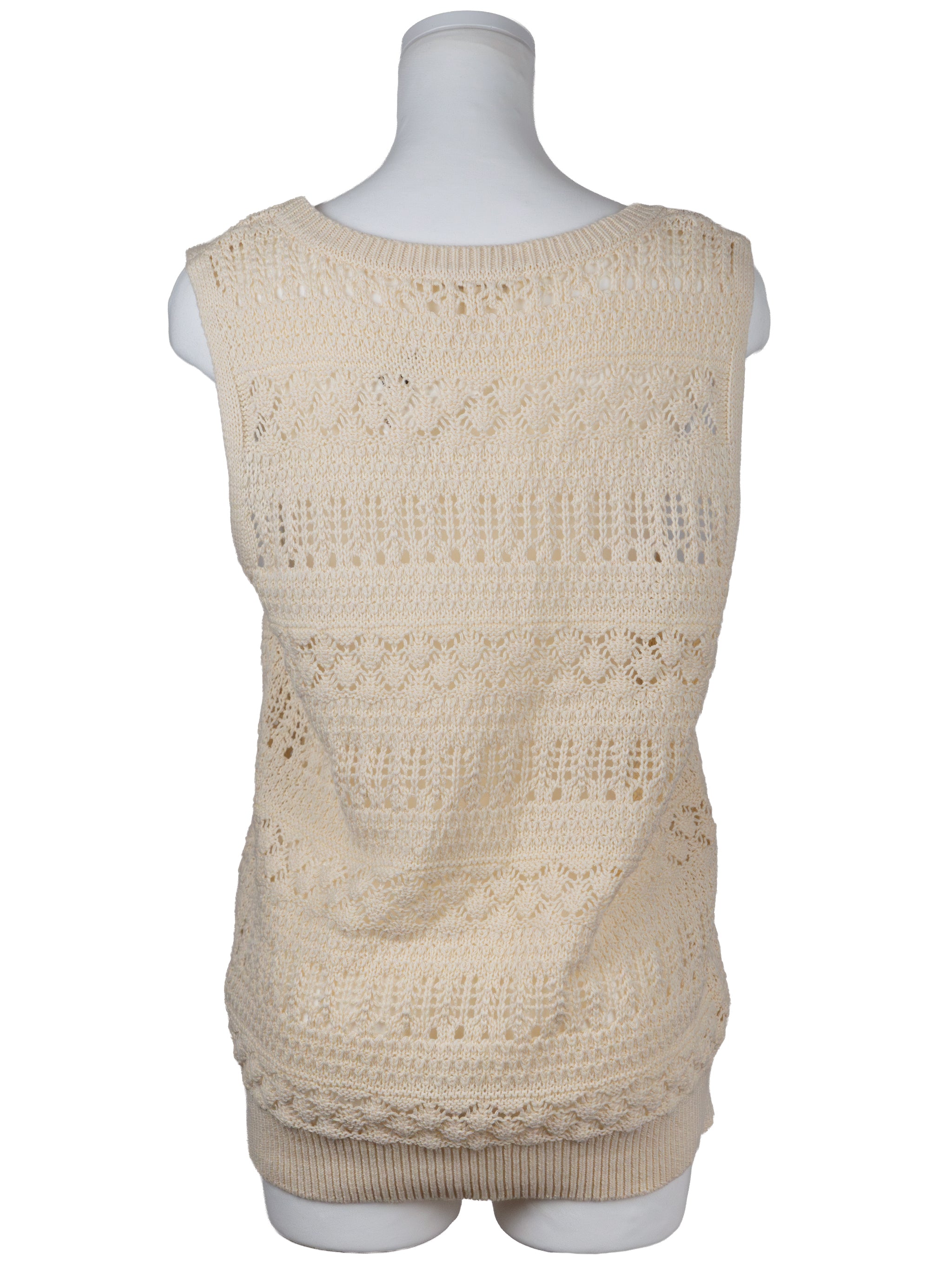 Knit strip tank top