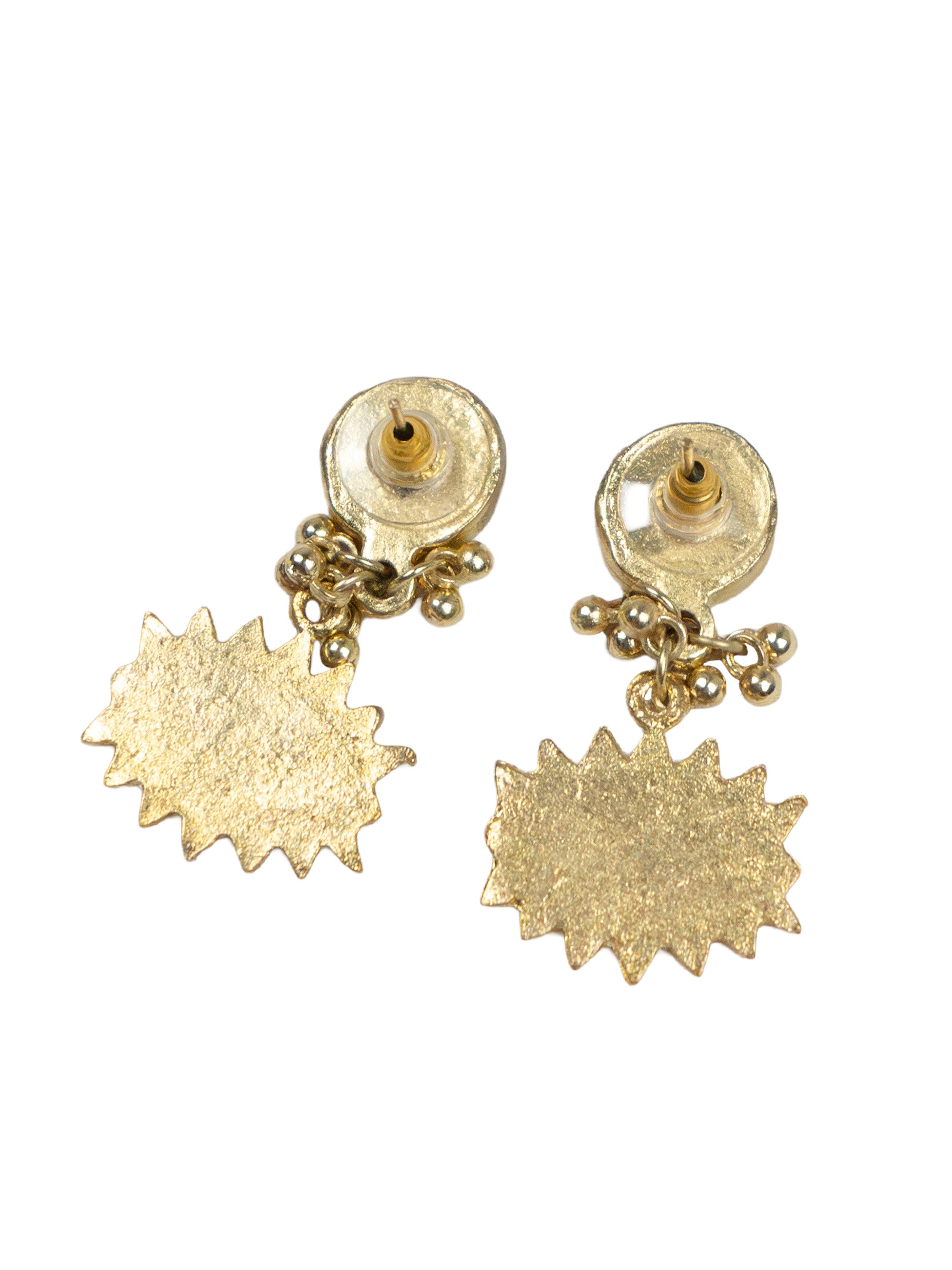 GOLDEN EYE EARRINGS
