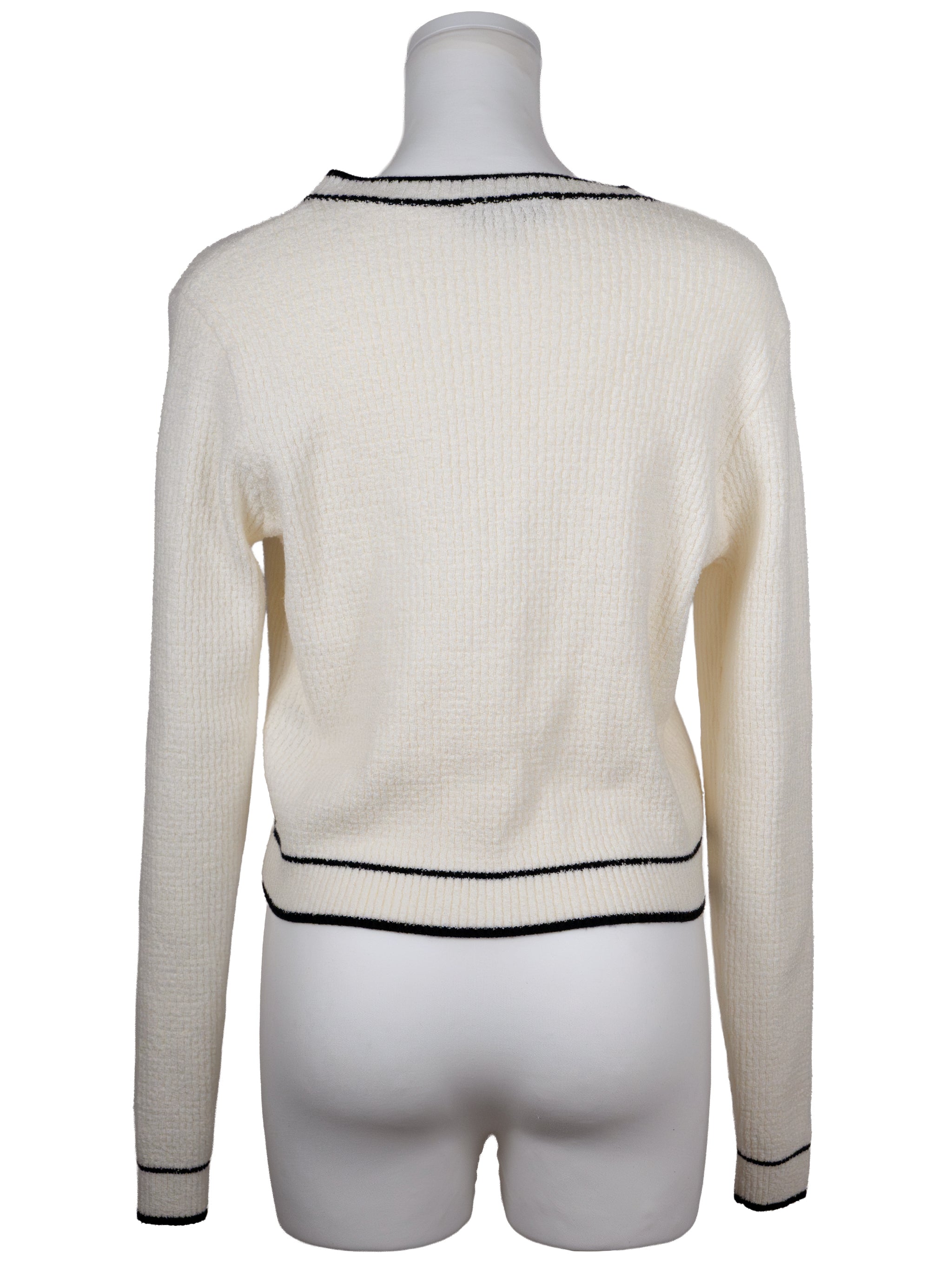 CROPPED KNIT CARDIGAN