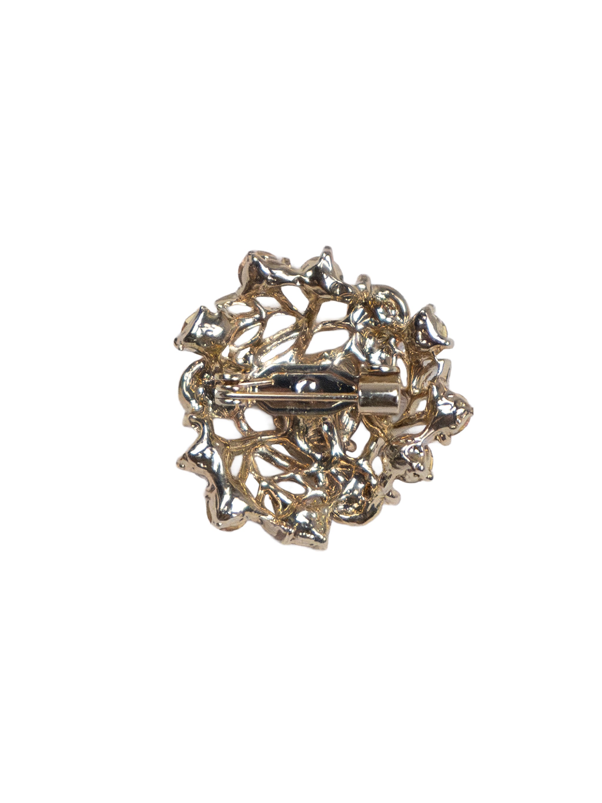 classical flower brooch