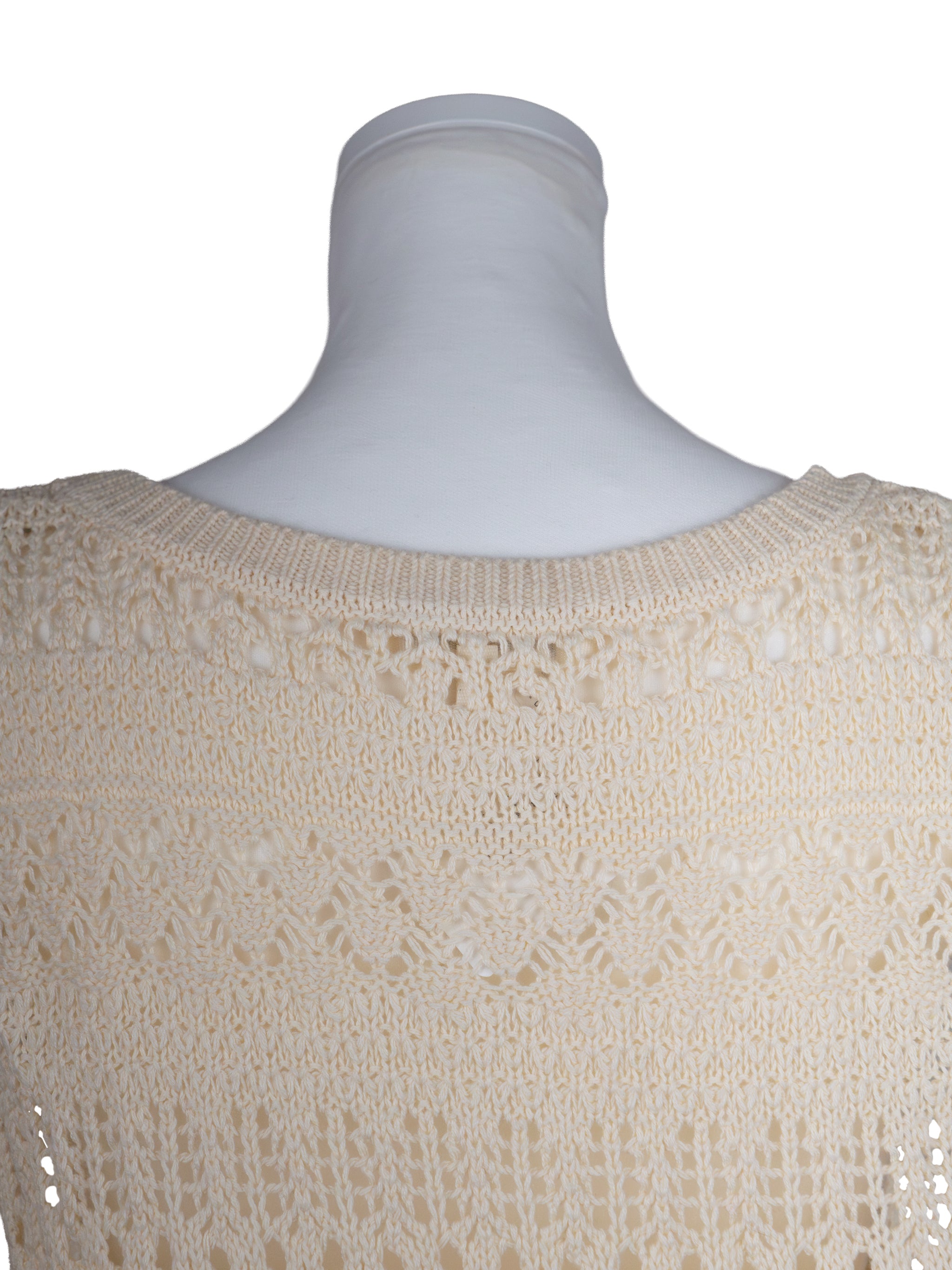 Knit strip tank top