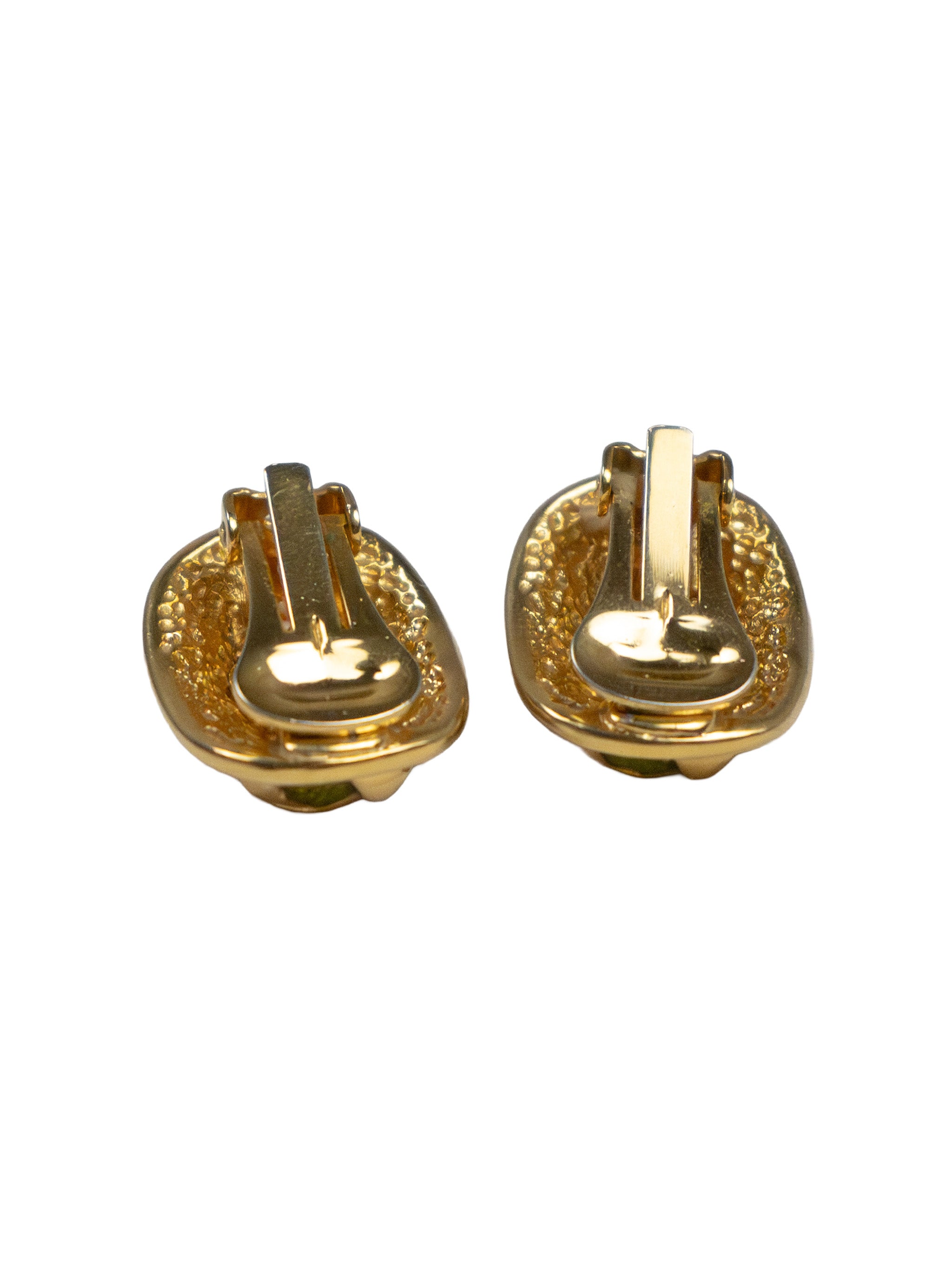 SOUTH FRANCE MOSAIC GOLD EARRINGS