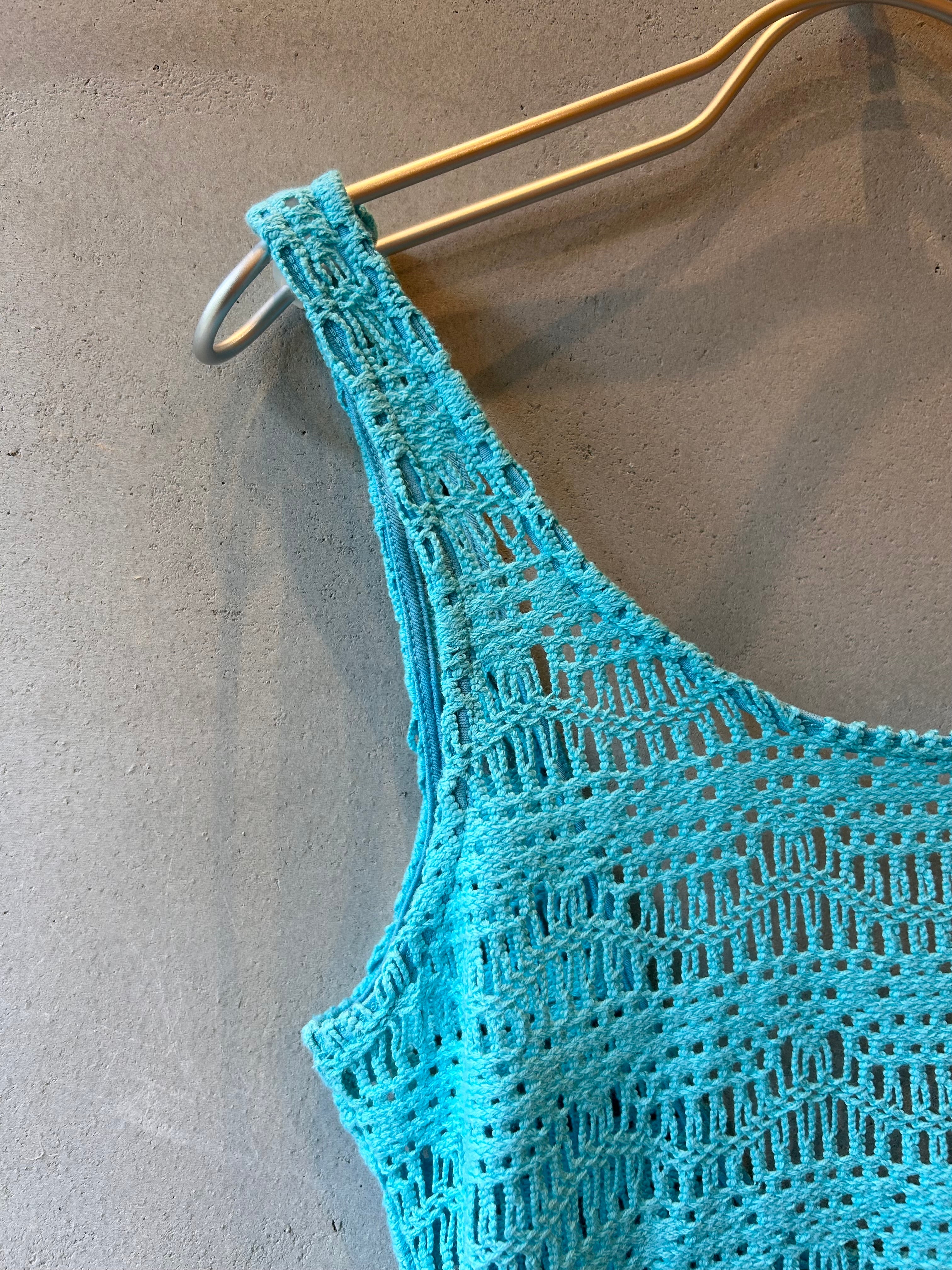 BEACH BLUE KNIT DRESS