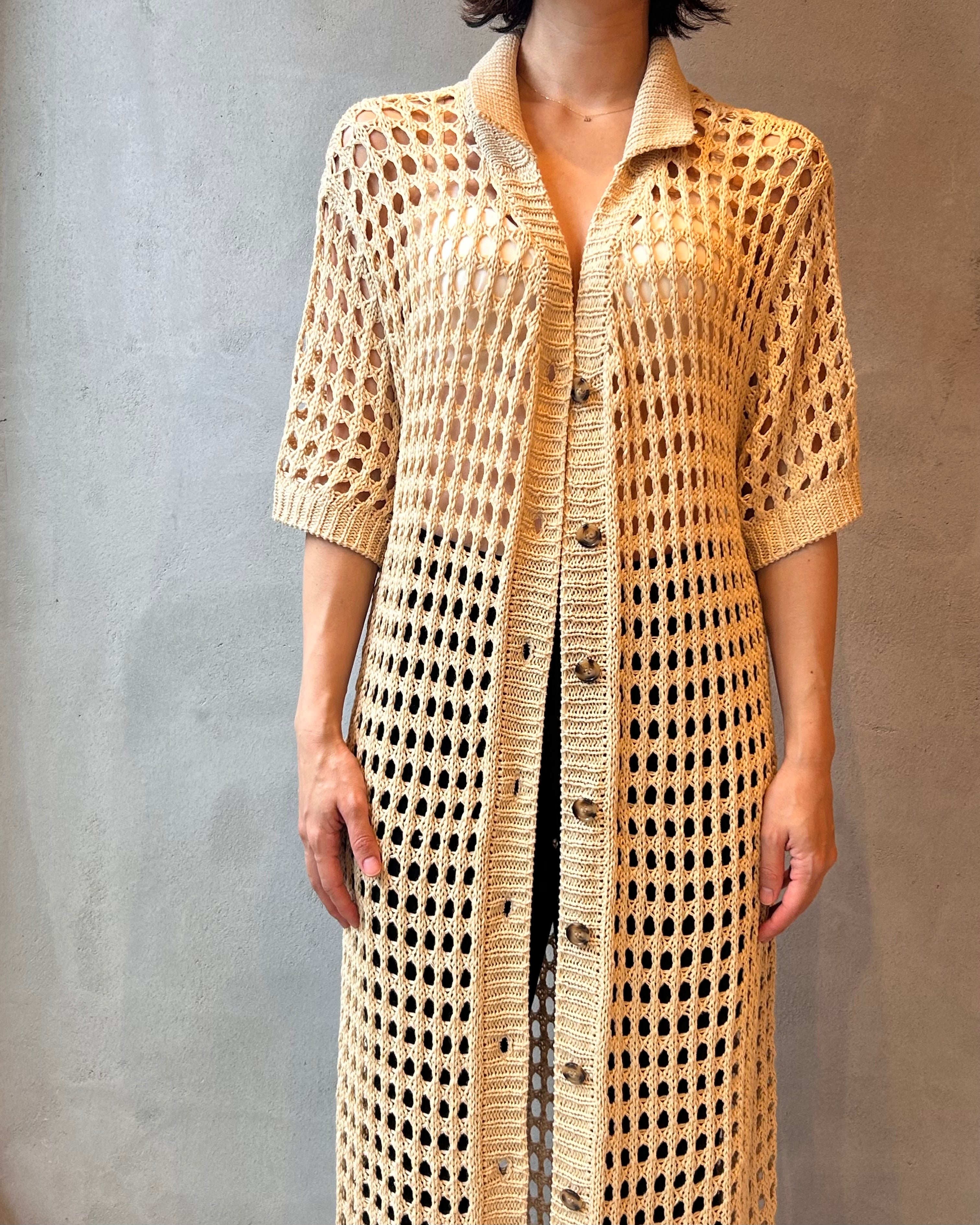 Classical knit gown