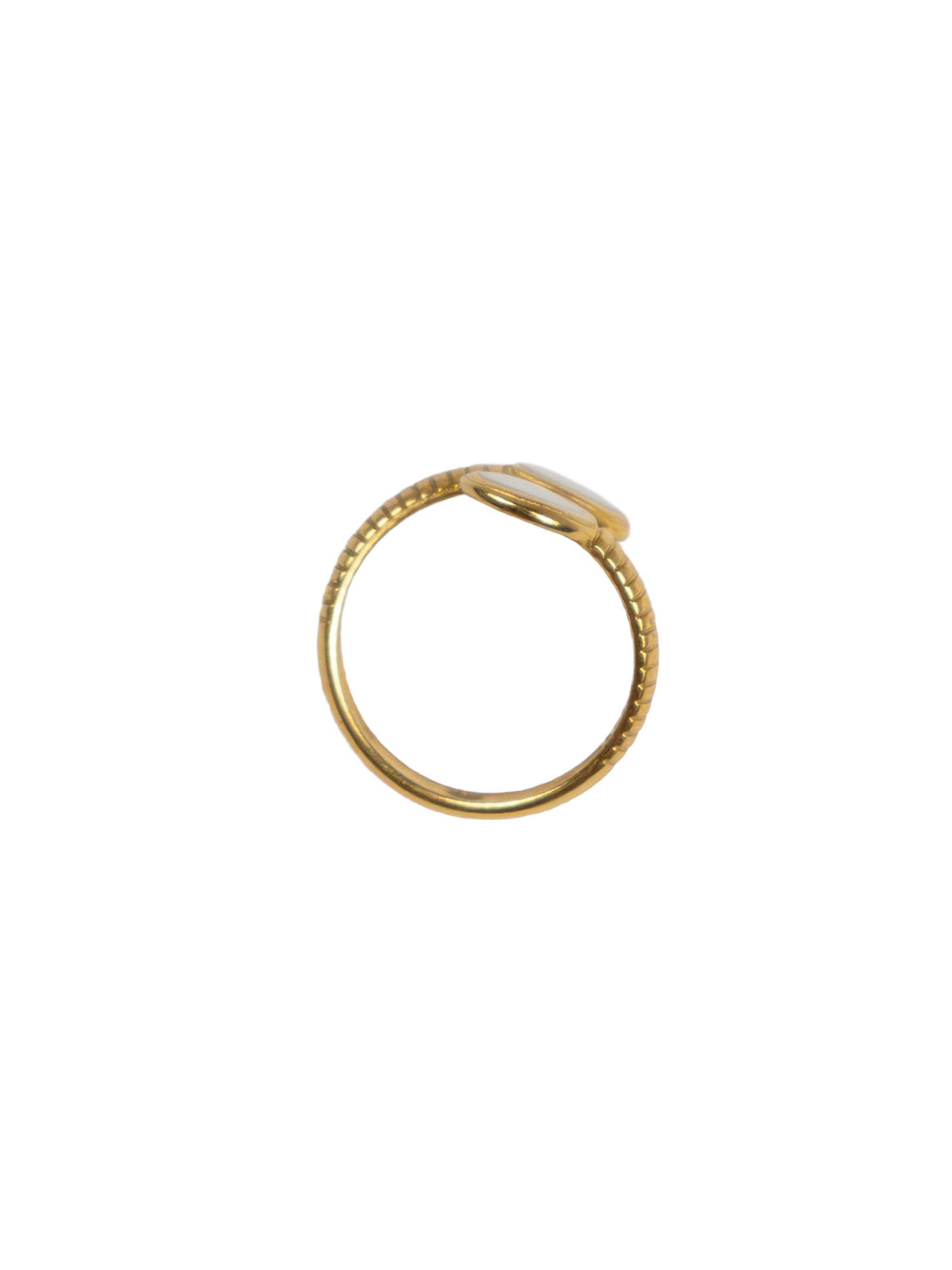 TWIN OVAL WRAP RING