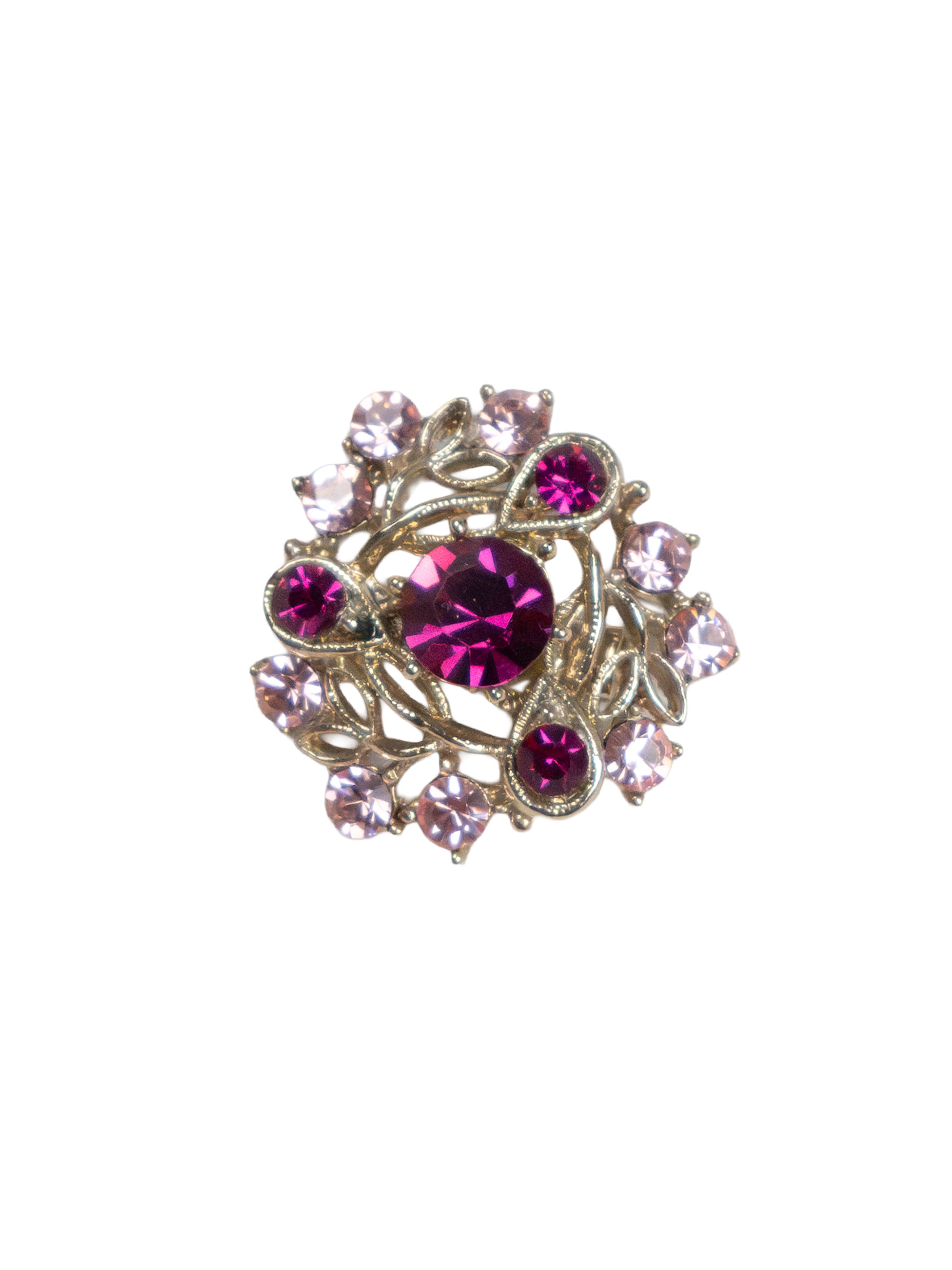 classical flower brooch