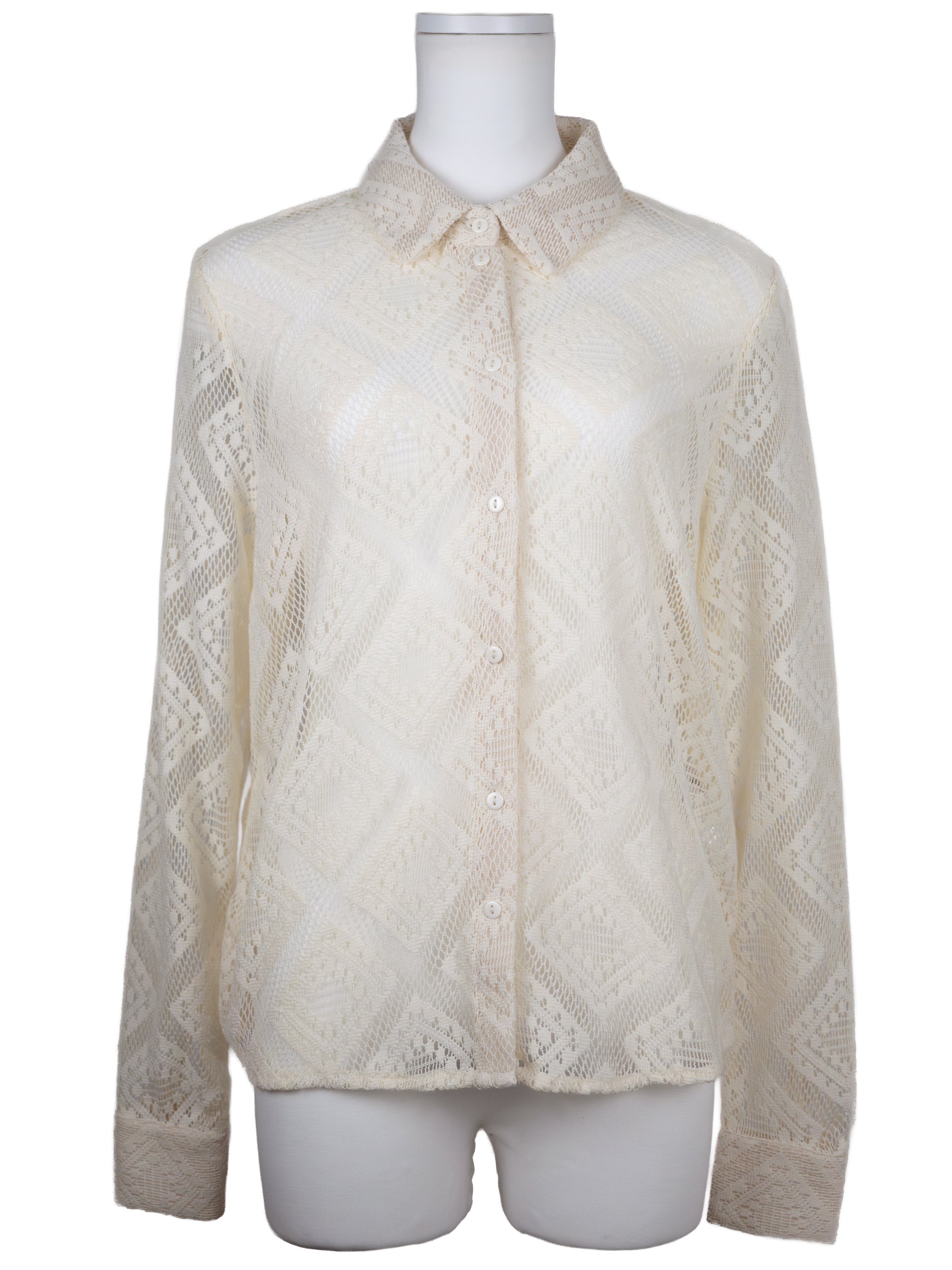 Square motif blouse