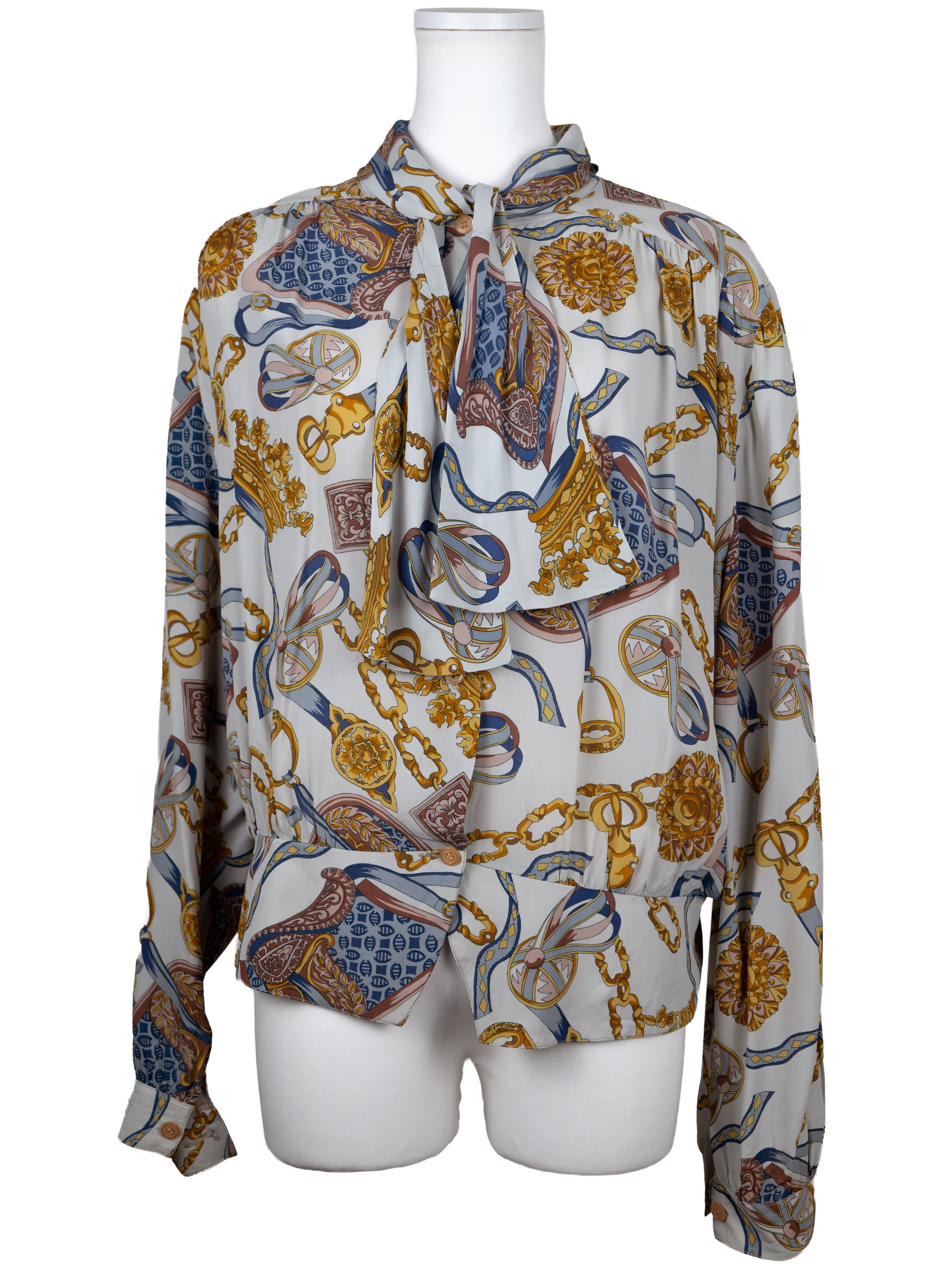 VINTAGE PRINT BLOUSE