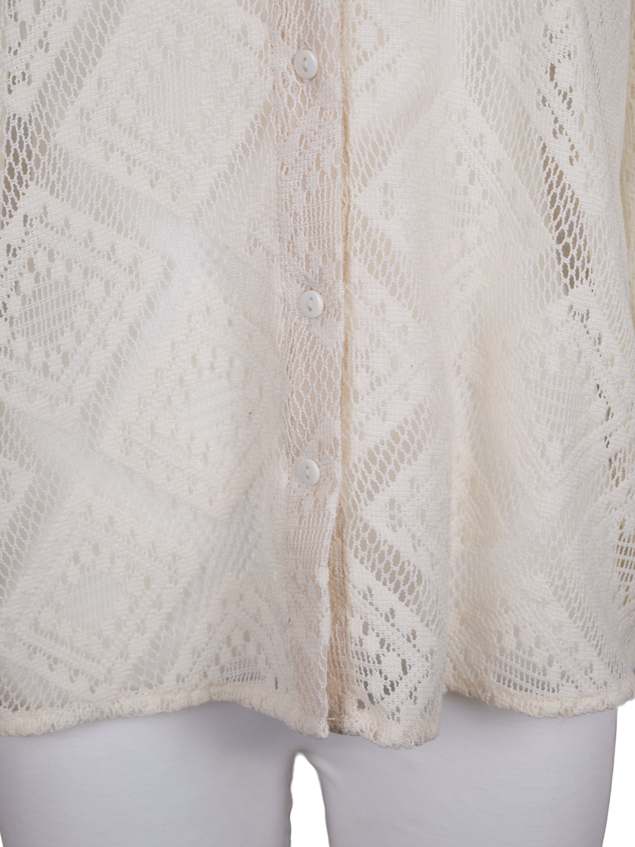 Square motif blouse