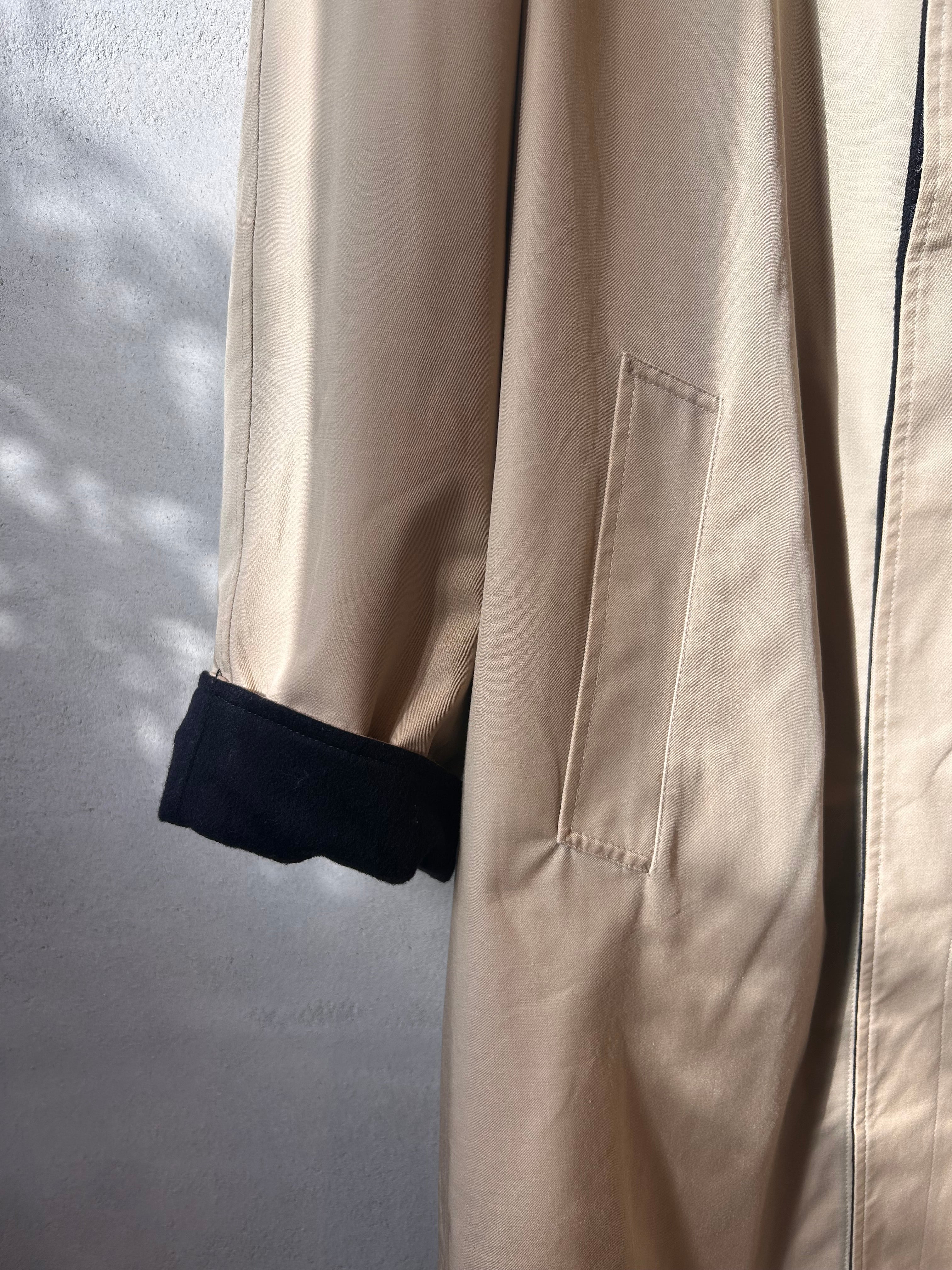 Beige reversible coat