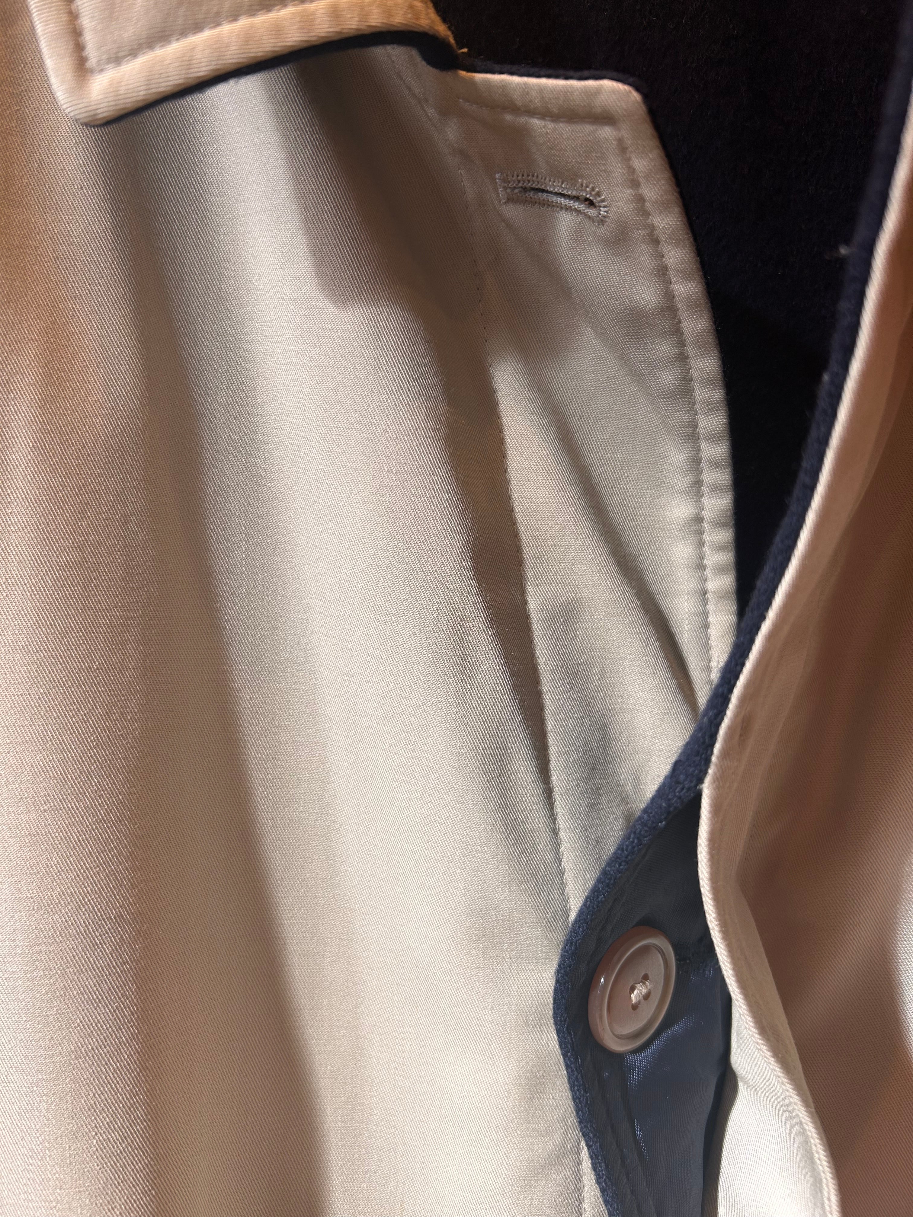 Beige reversible coat