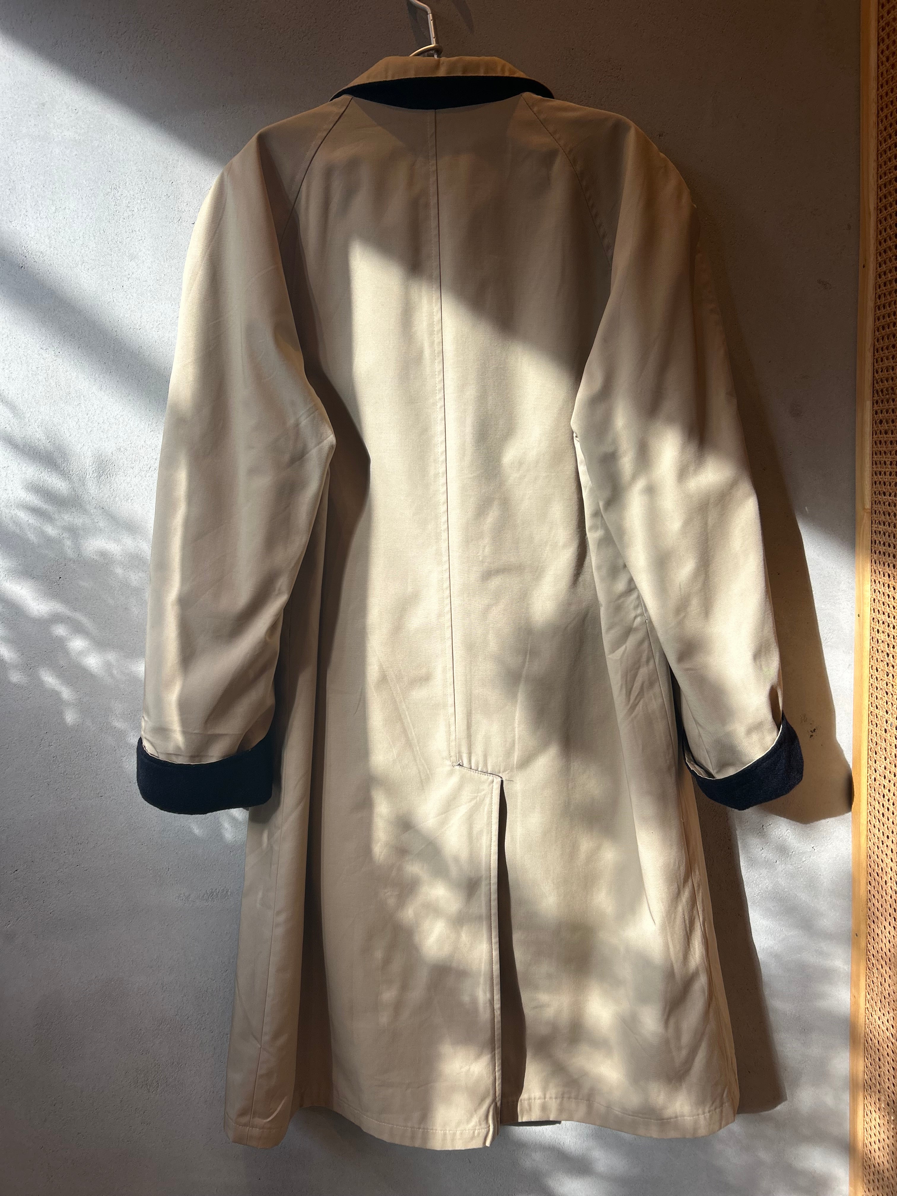 Beige reversible coat