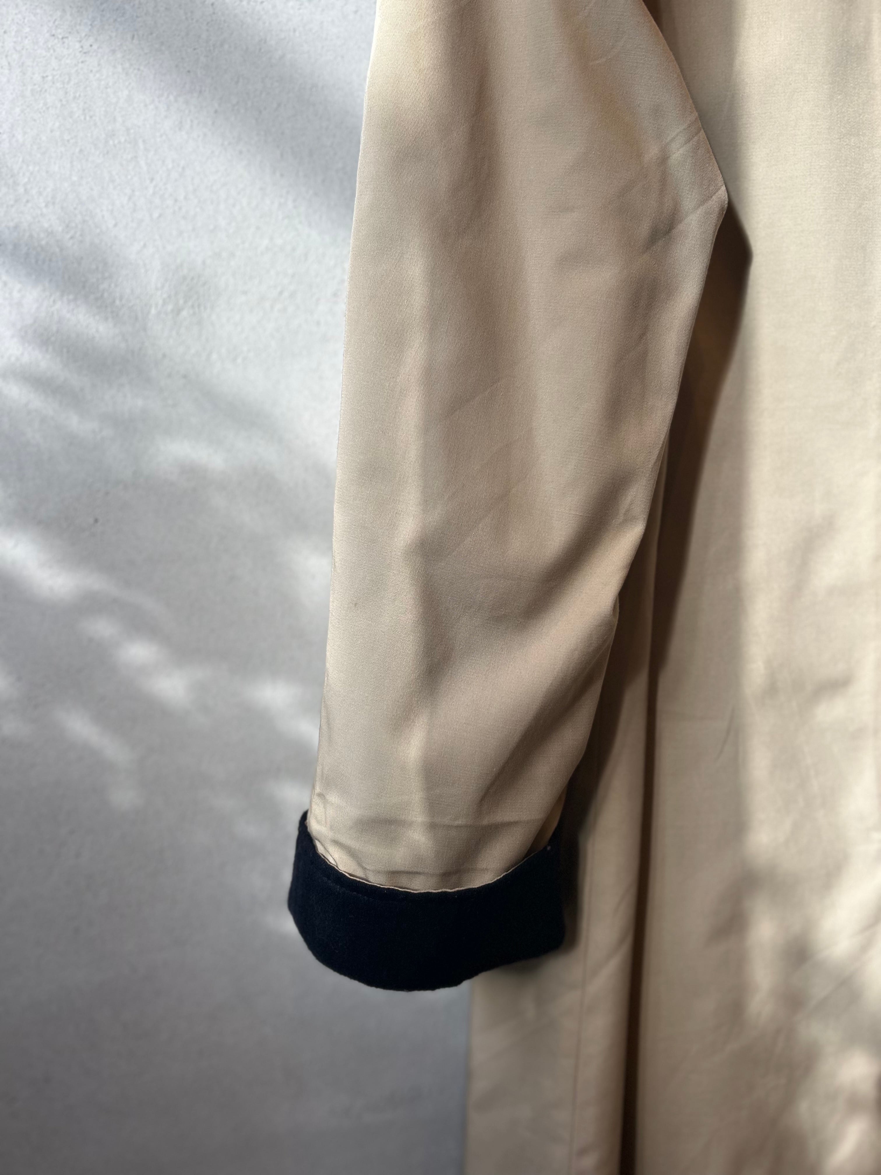 Beige reversible coat