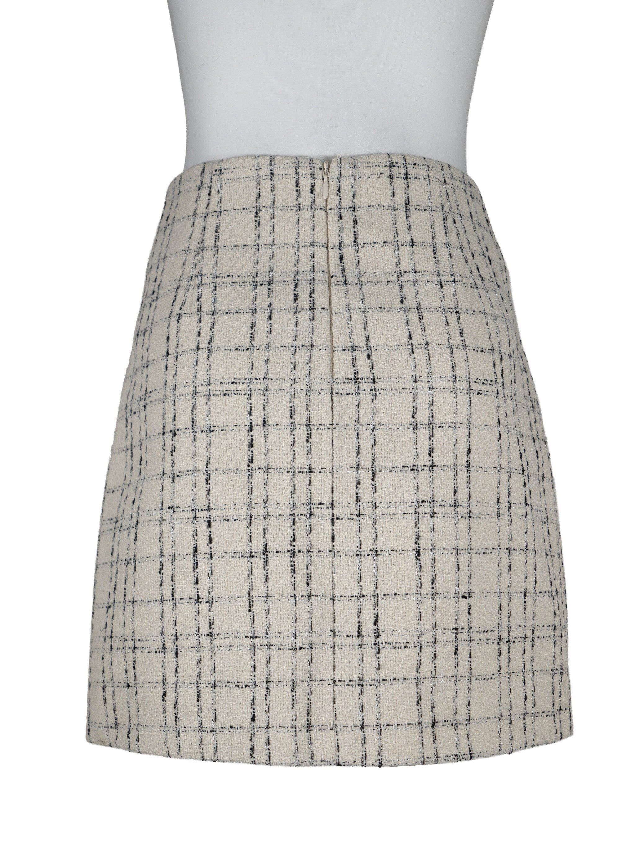 French Style Checkered skirt