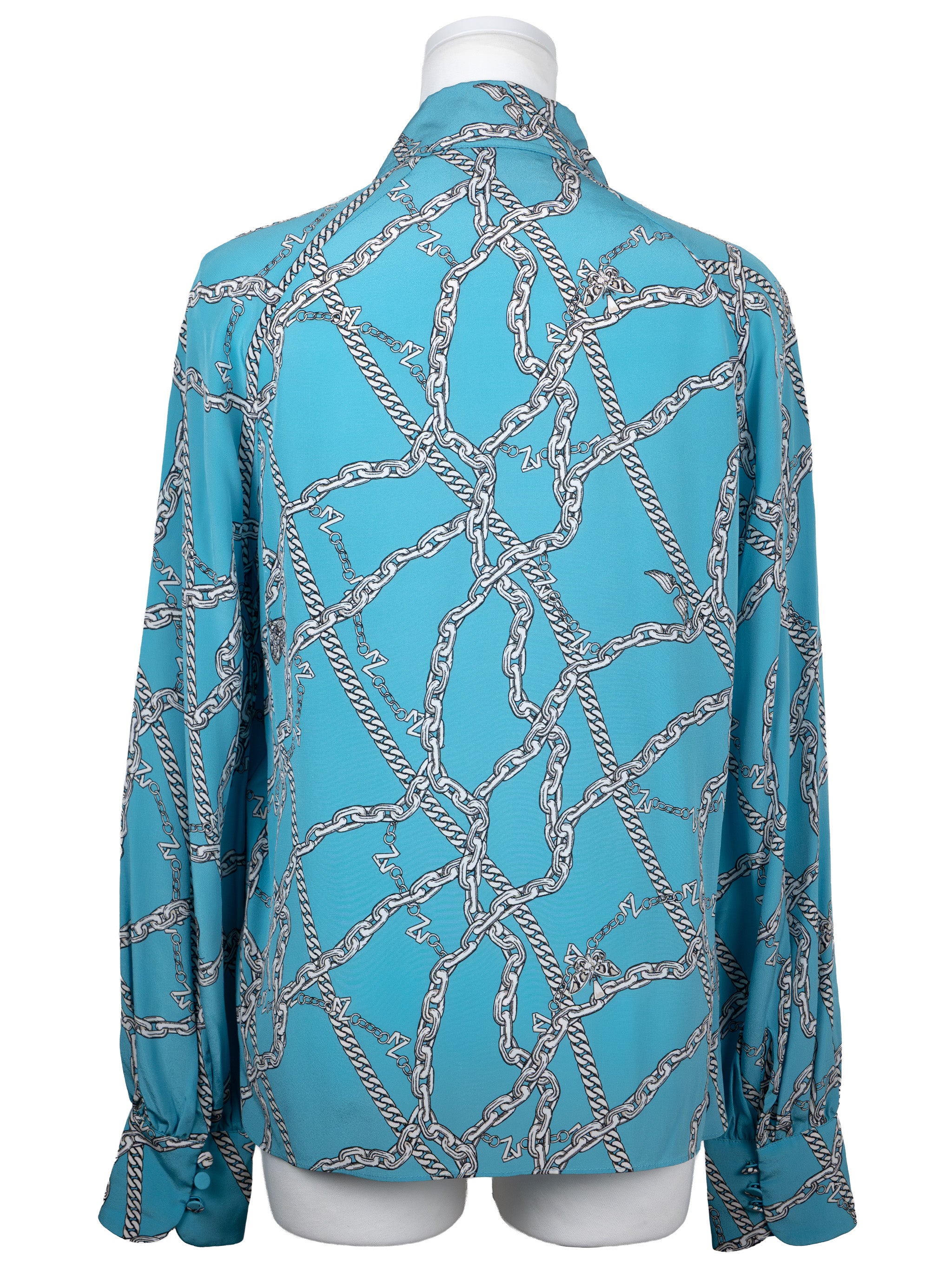 ZADIG & VOLTAIRE CHAIN PRINT SHIRT