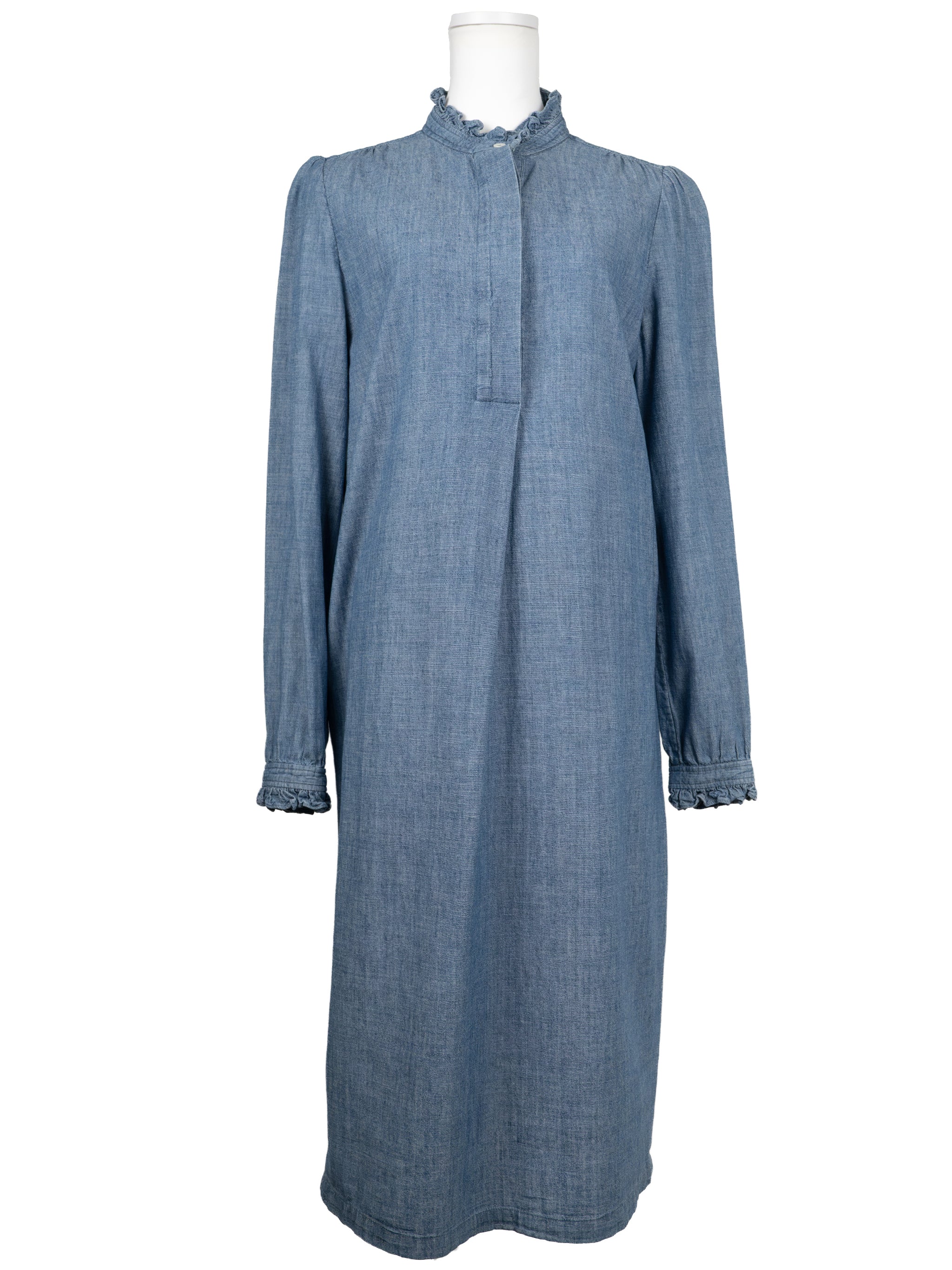 A.P.C. RUE MADAME DENIM LONG DRESS