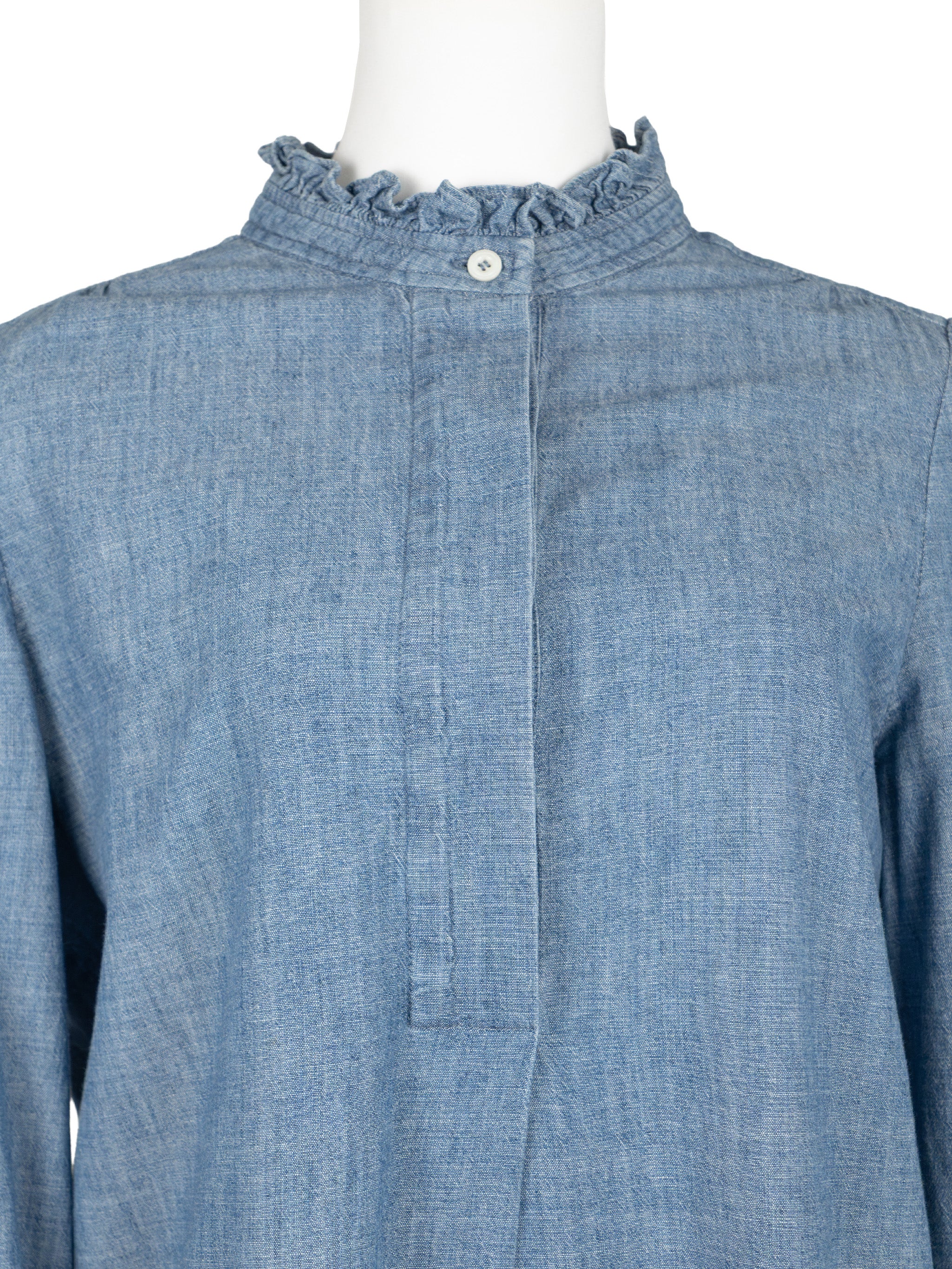 A.P.C. RUE MADAME DENIM LONG DRESS