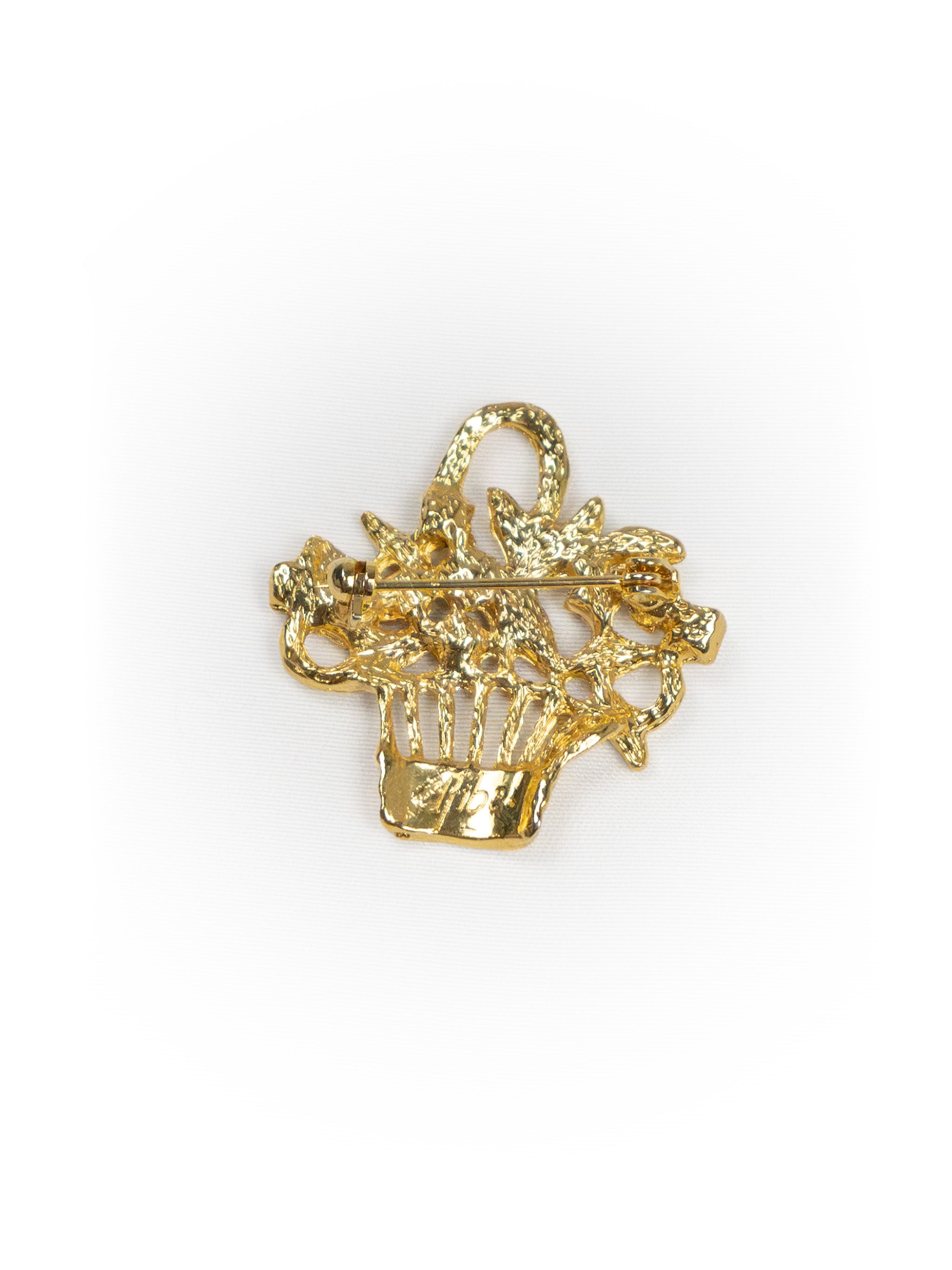 Flower Basket Brooch