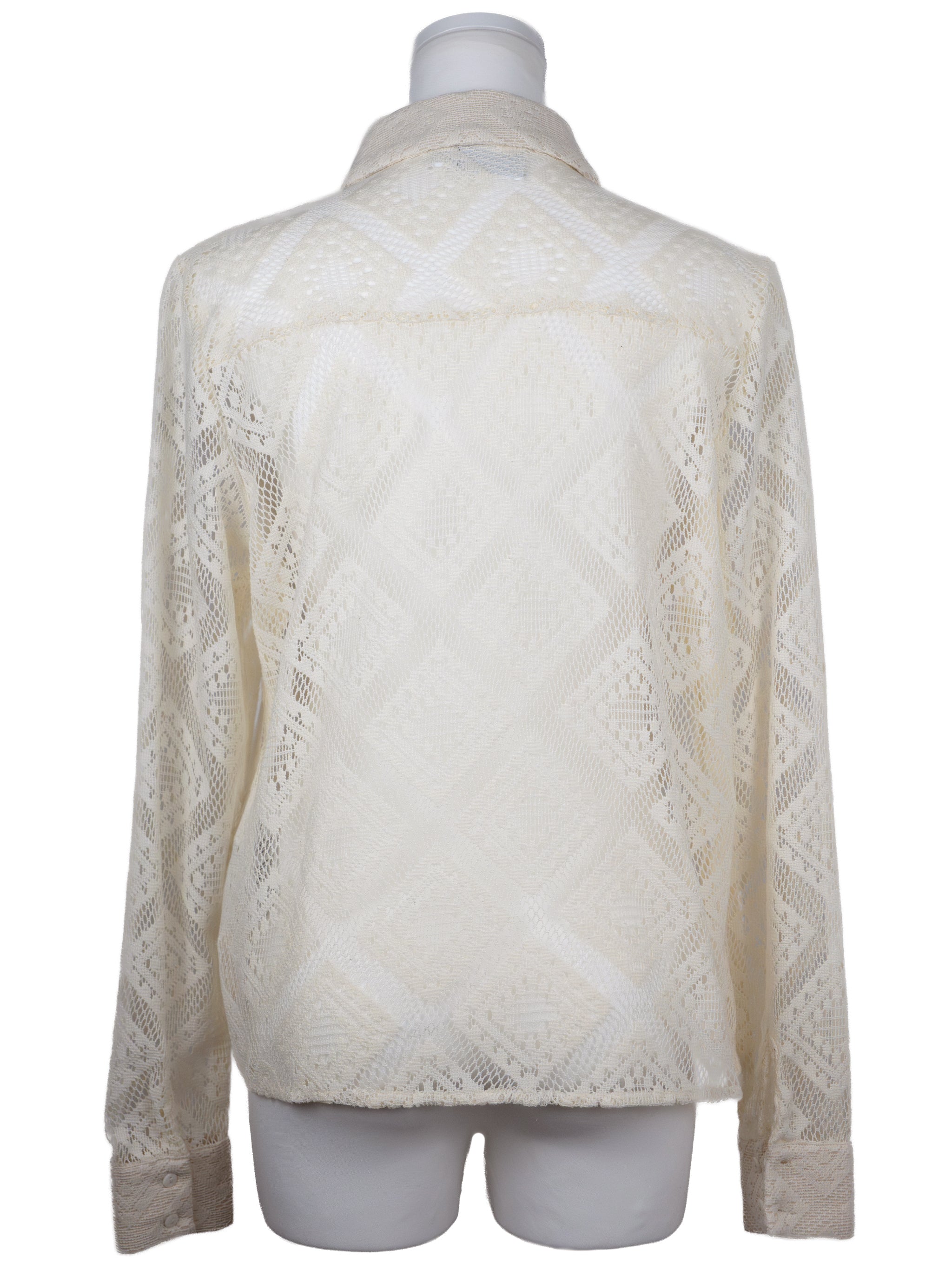 Square motif blouse