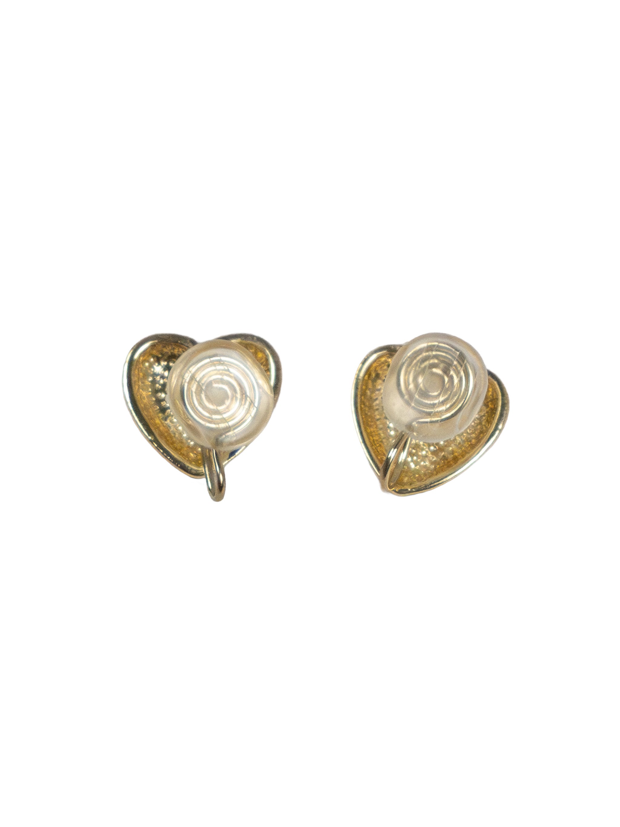 GEOMETRIC MOSAIC HEART EARRINGS