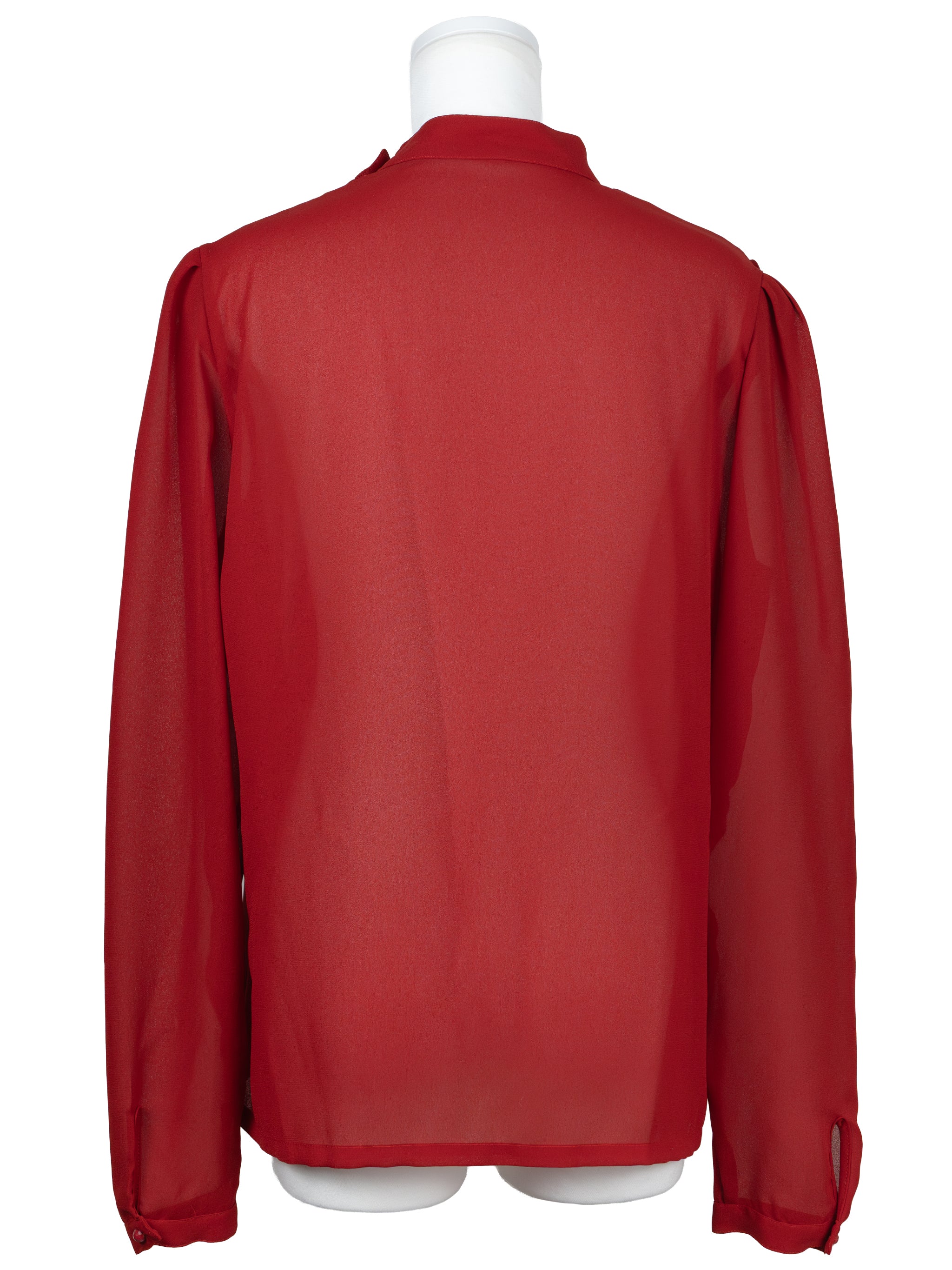 vintage chiffon blouse