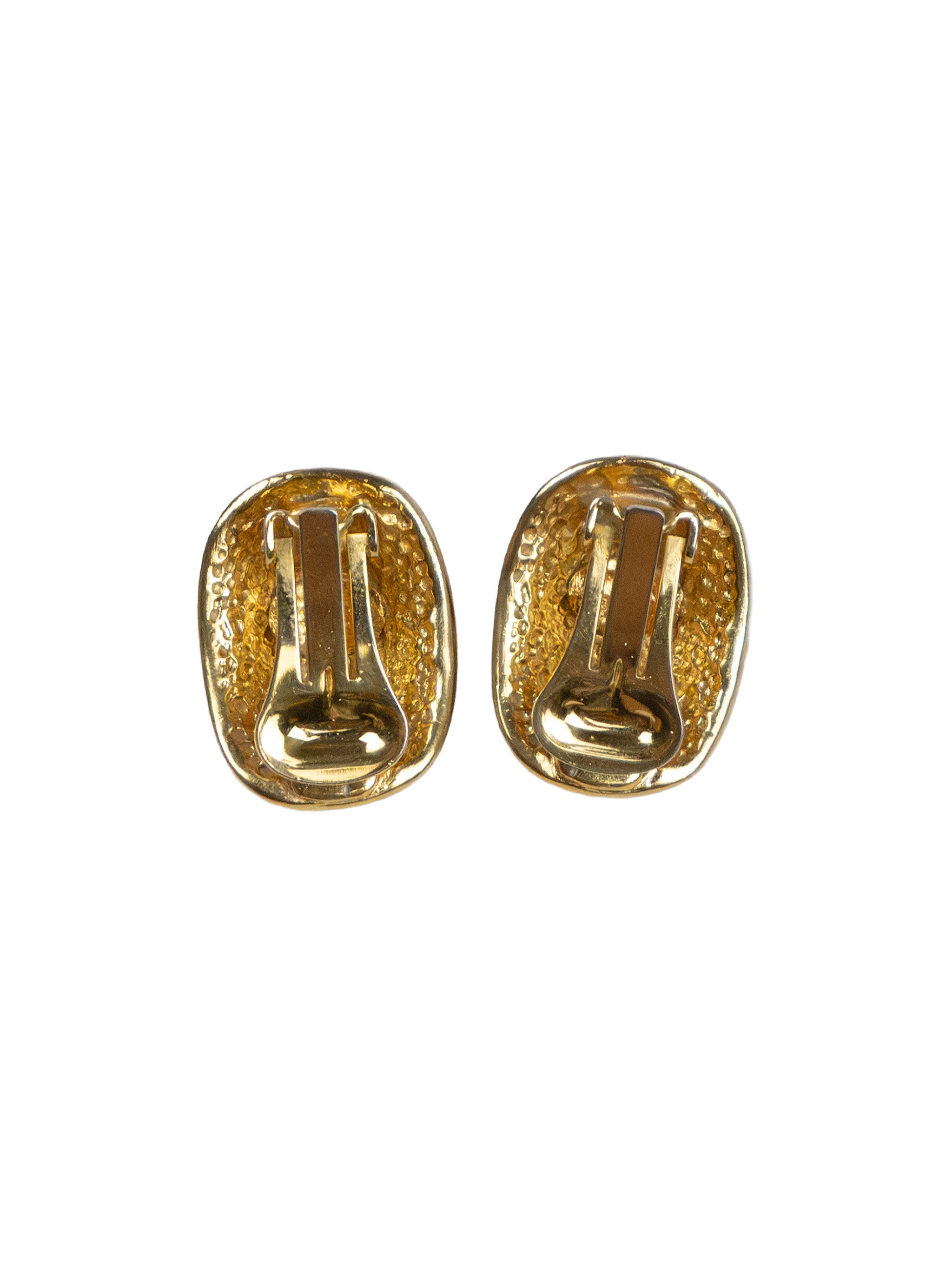 SOUTH FRANCE MOSAIC GOLD EARRINGS