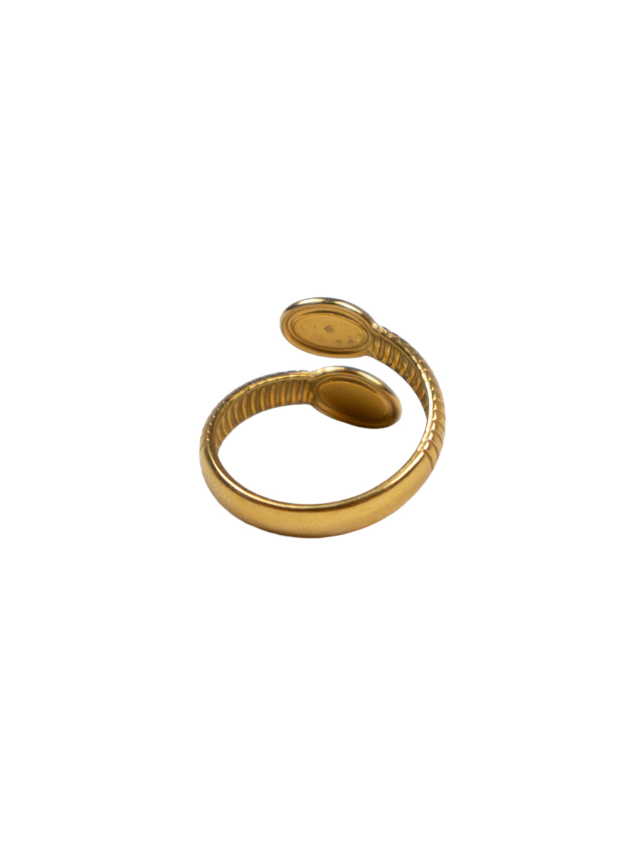 TWIN OVAL WRAP RING