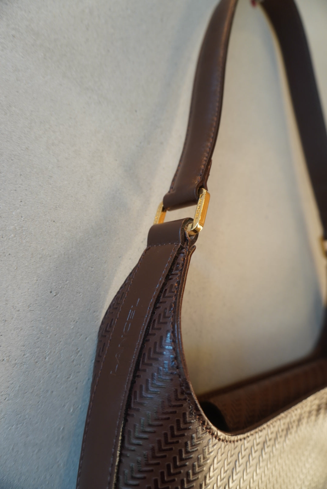 Brown shoulder bag