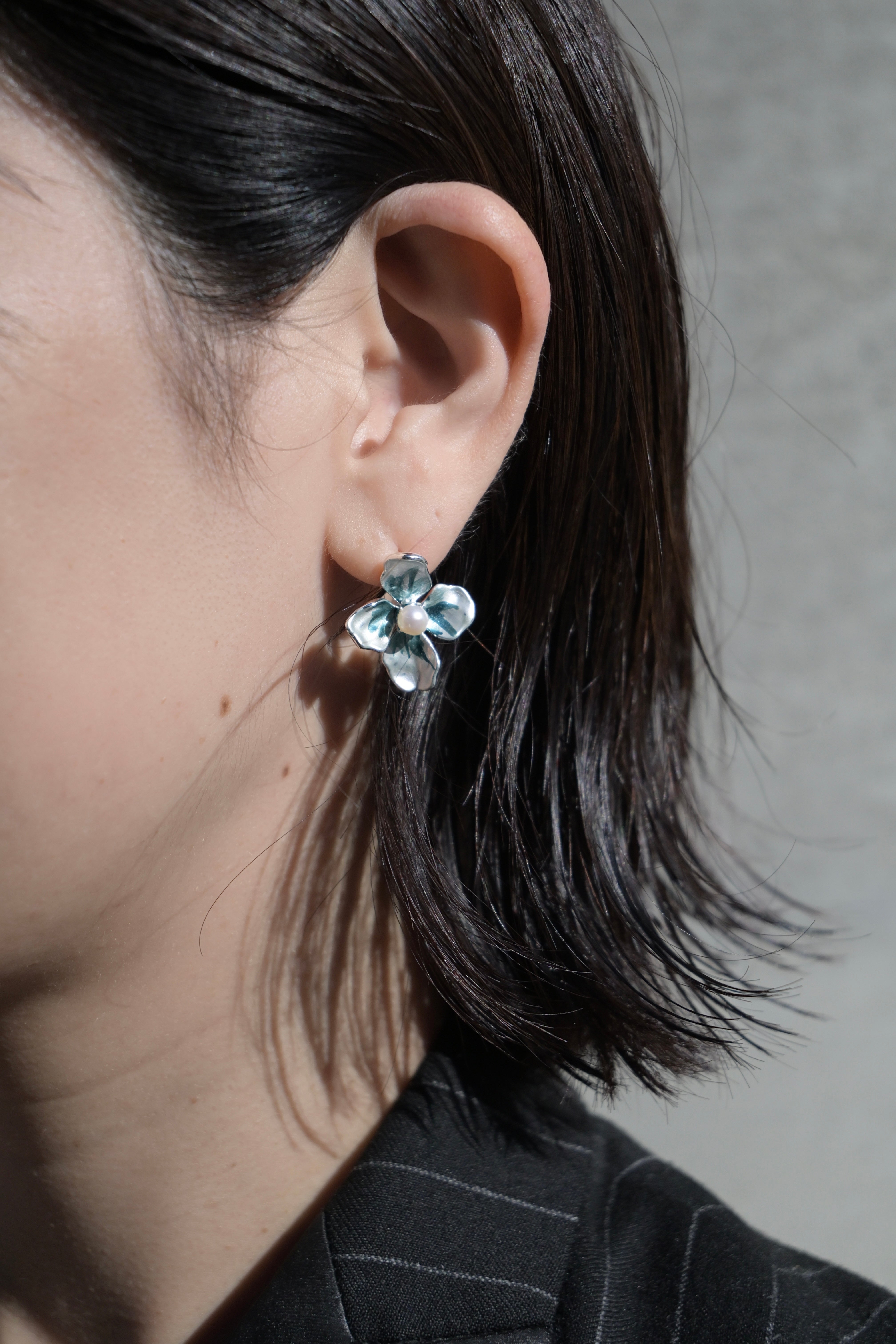 CELESTE BLOOM PEARL EARRINGS