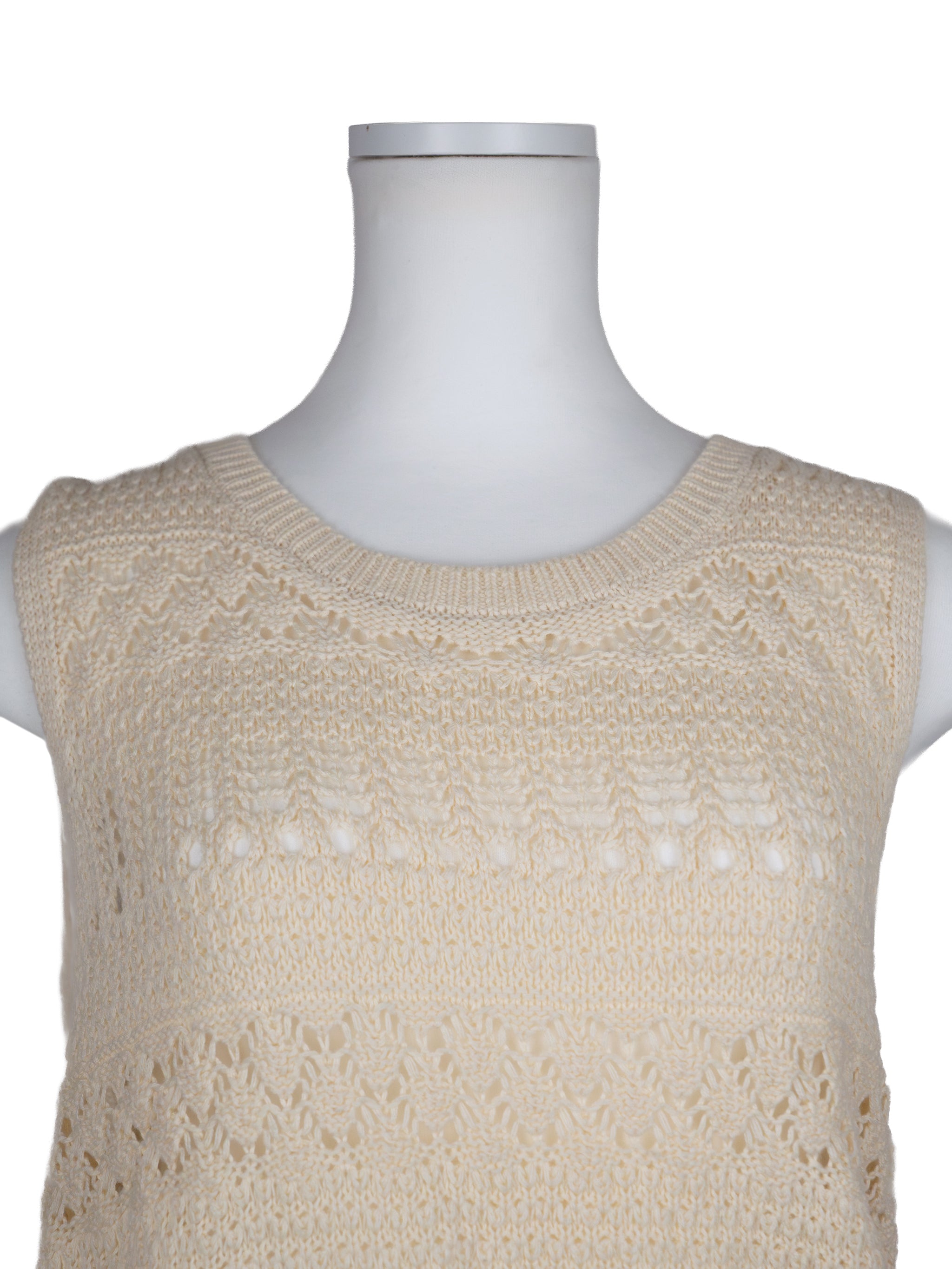 Knit strip tank top