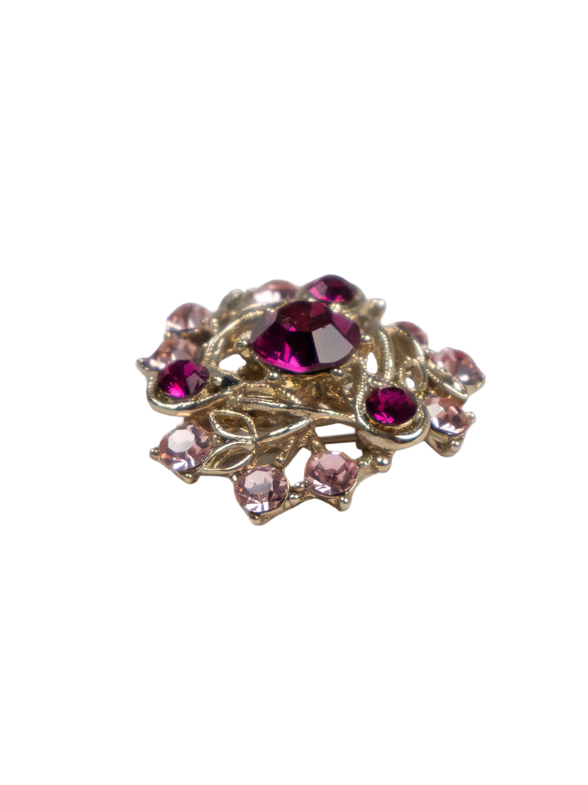 classical flower brooch