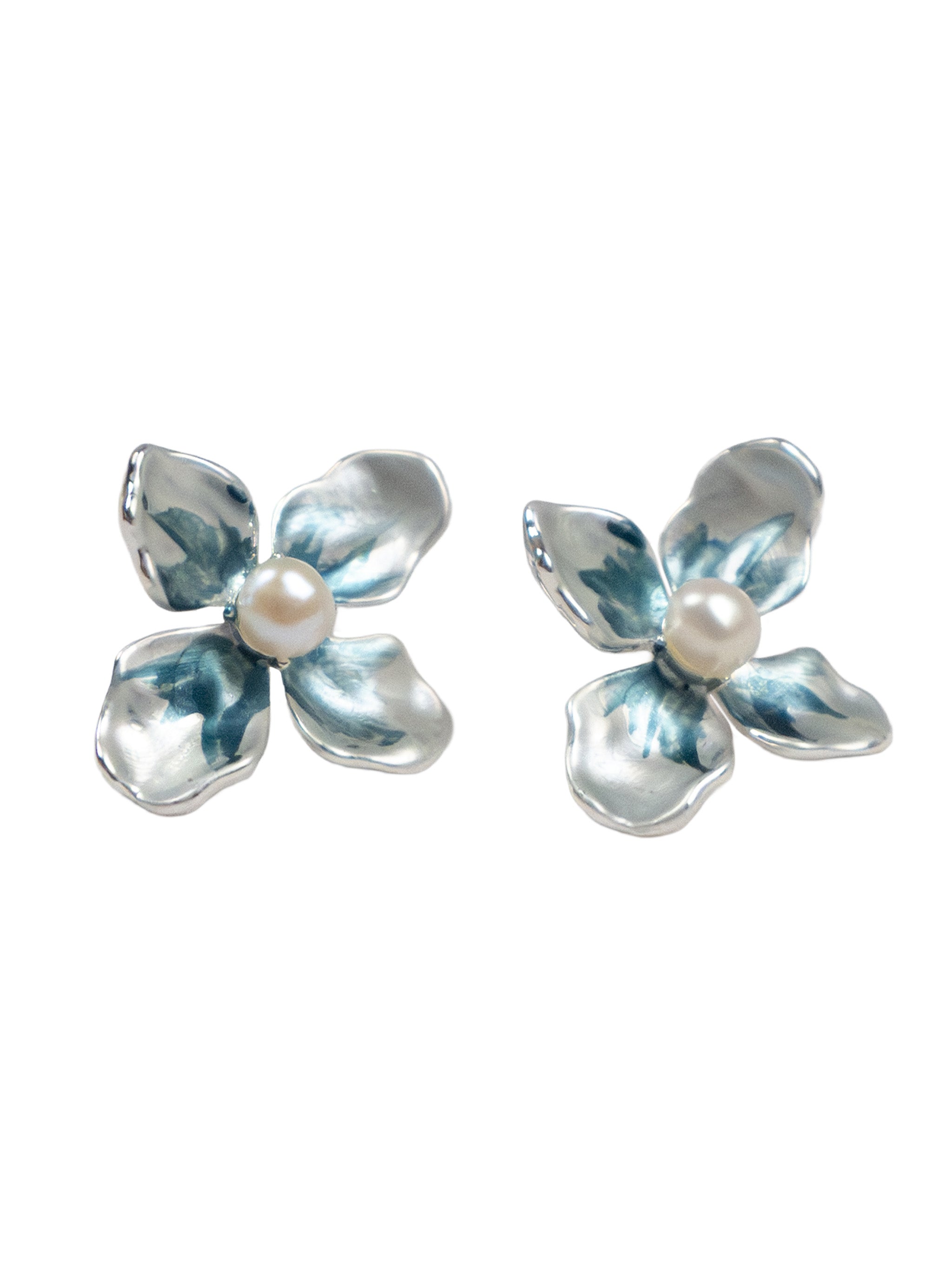 CELESTE BLOOM PEARL EARRINGS