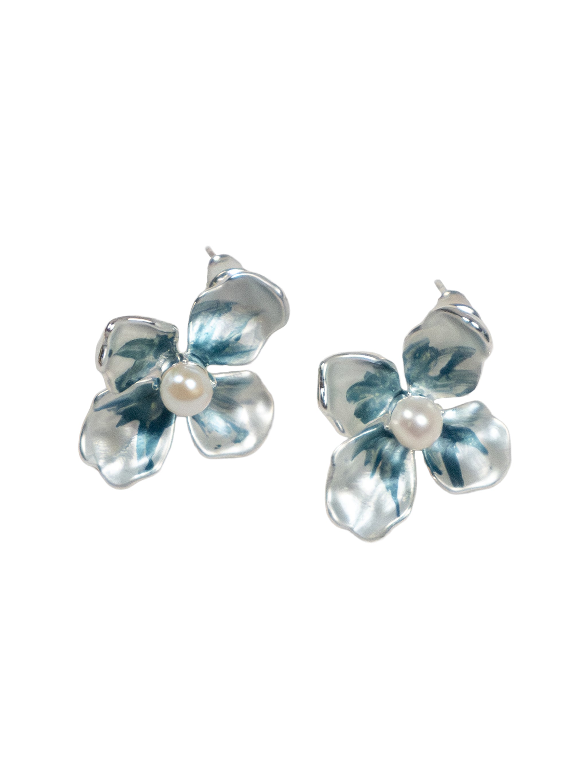 CELESTE BLOOM PEARL EARRINGS