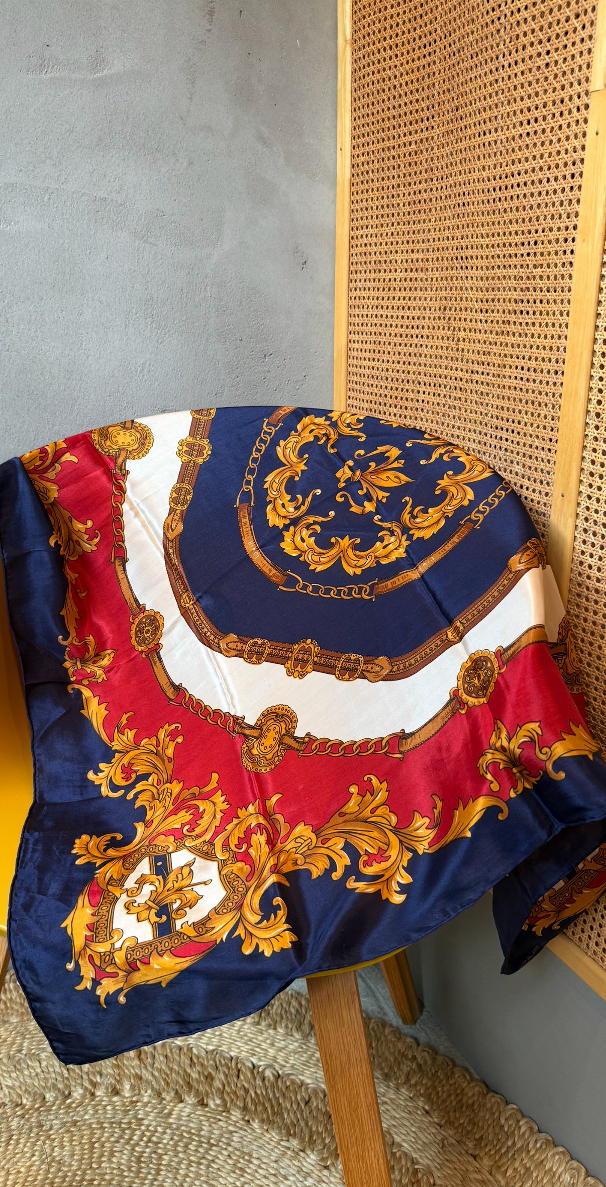 Vintage Italian Silk Scarf