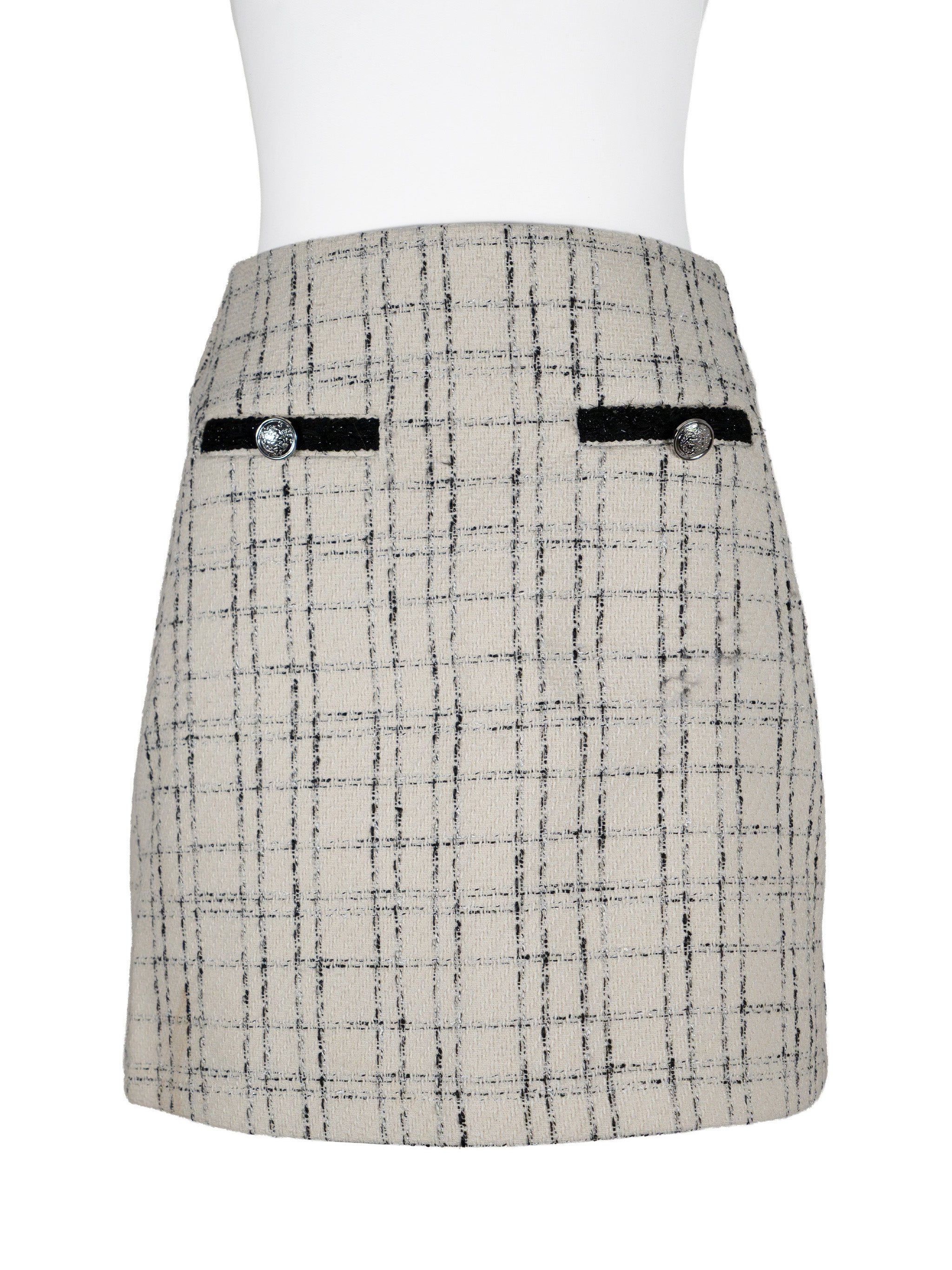French Style Checkered skirt