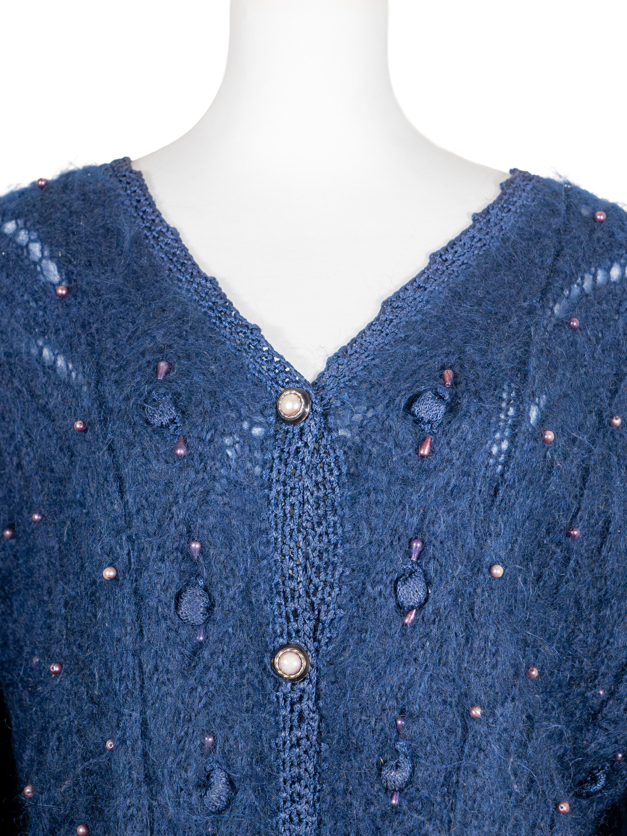 beaded long cardigan 