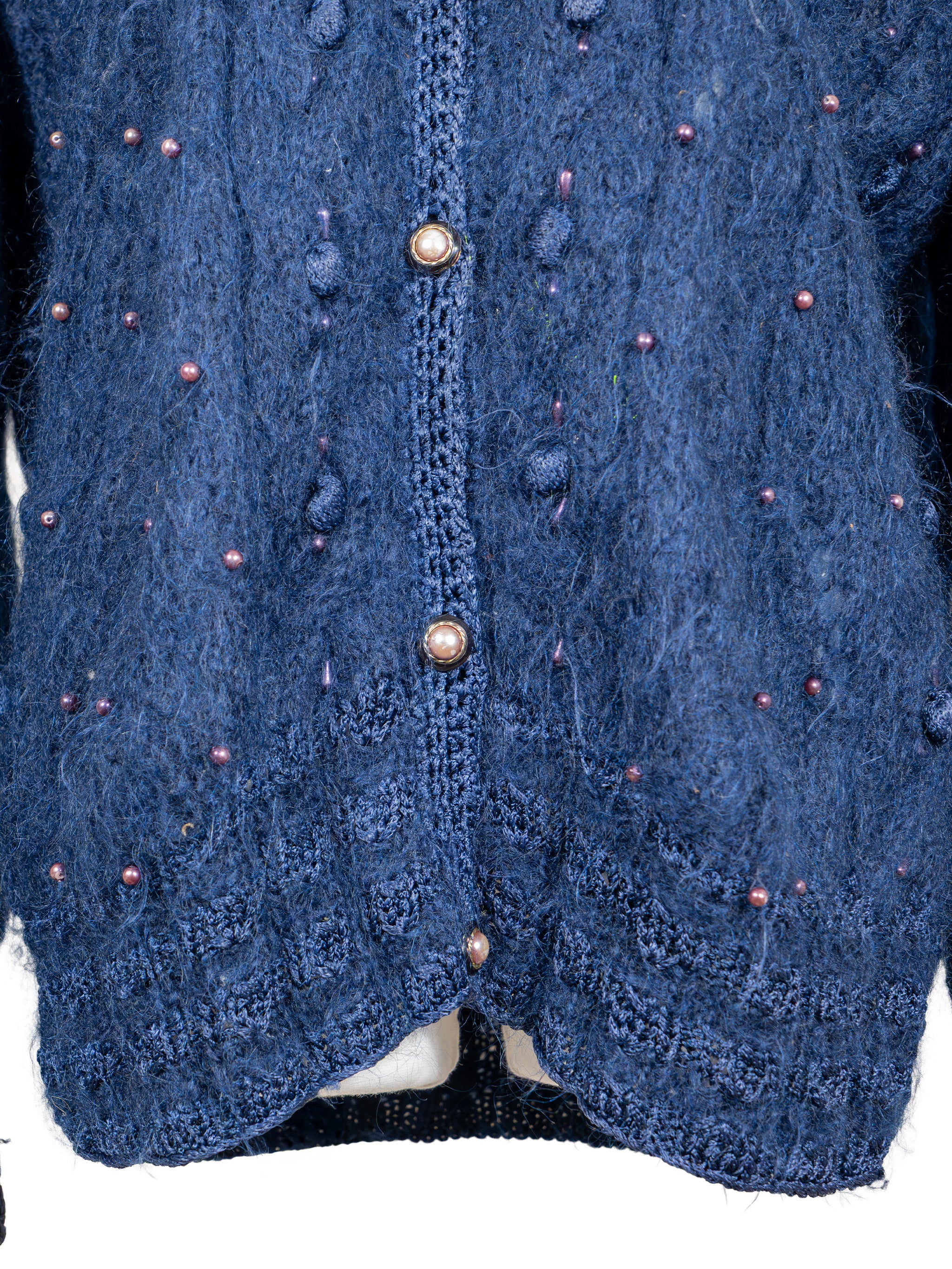 beaded long cardigan 