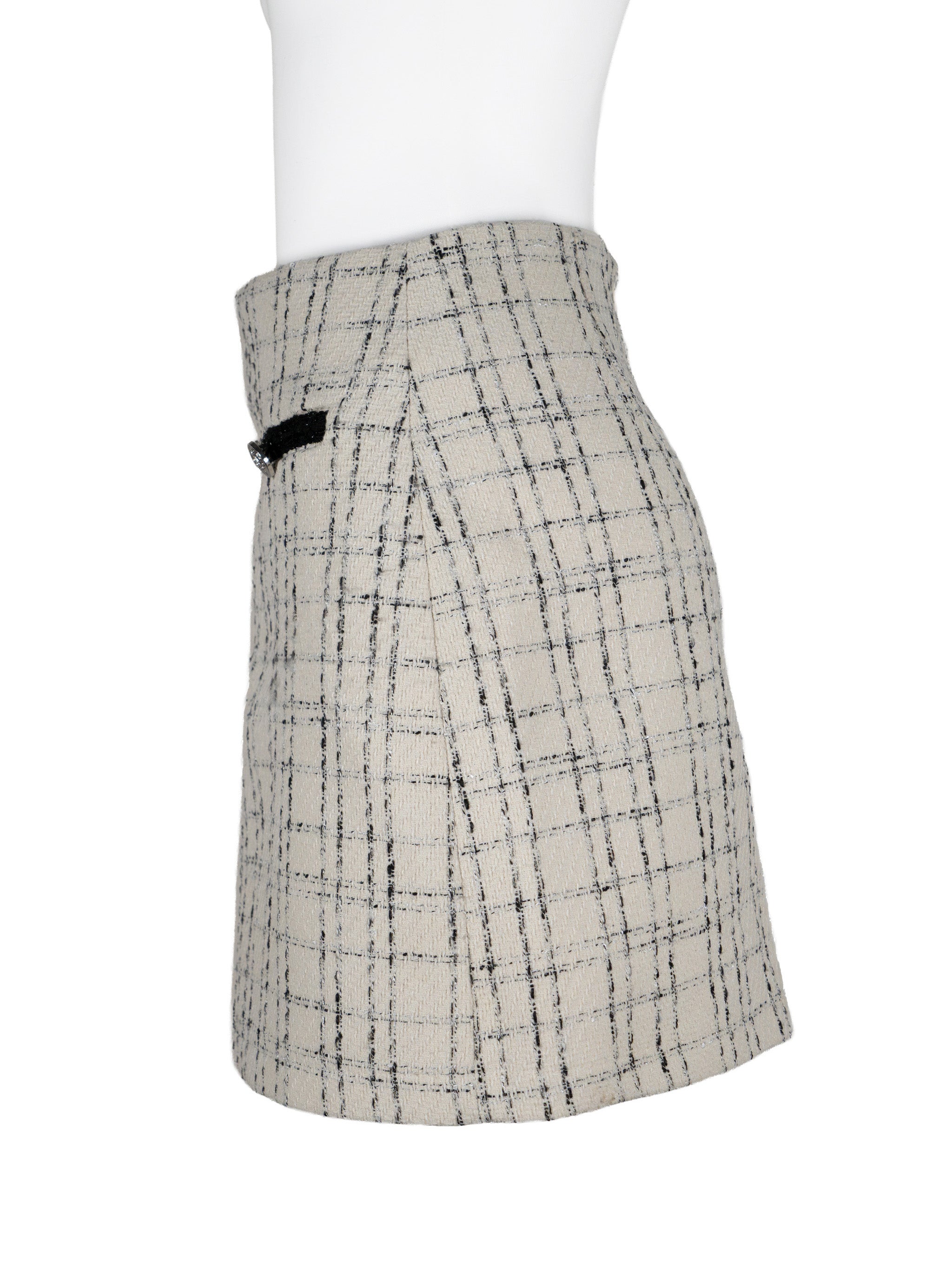 French Style Checkered skirt