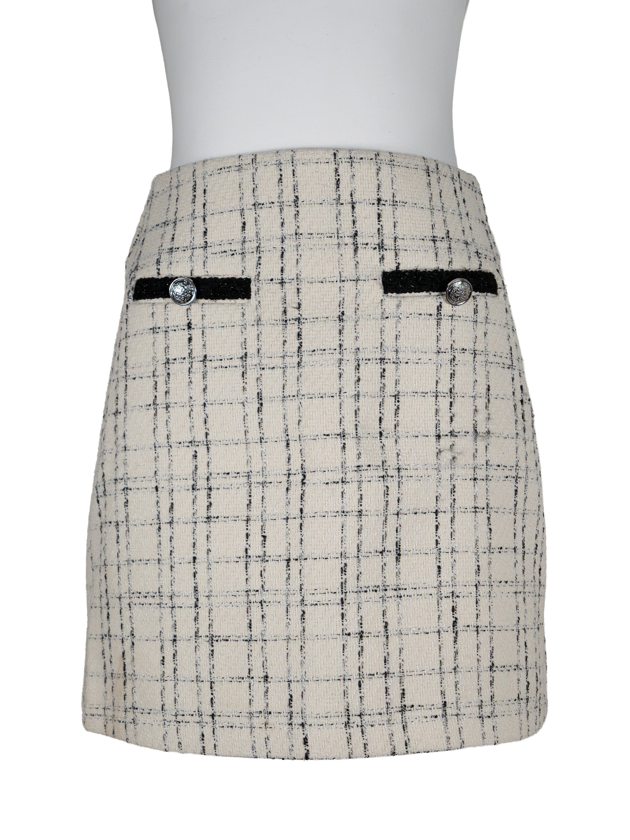 French Style Checkered skirt