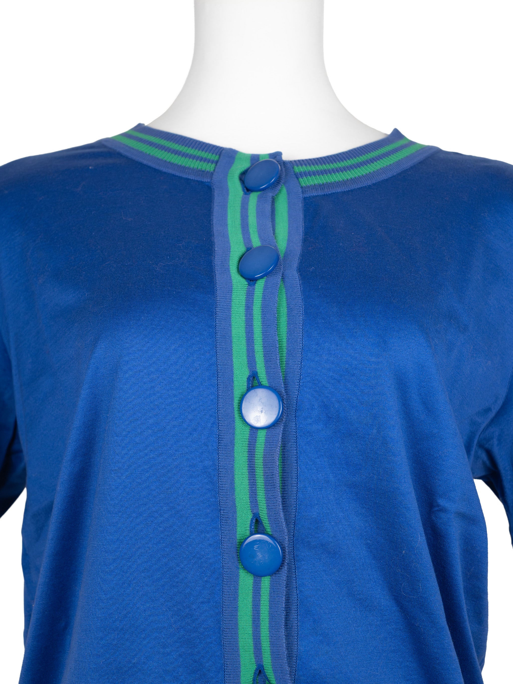 YVES SAINT LAURENT SHORT SLEEVE CARDIGAN