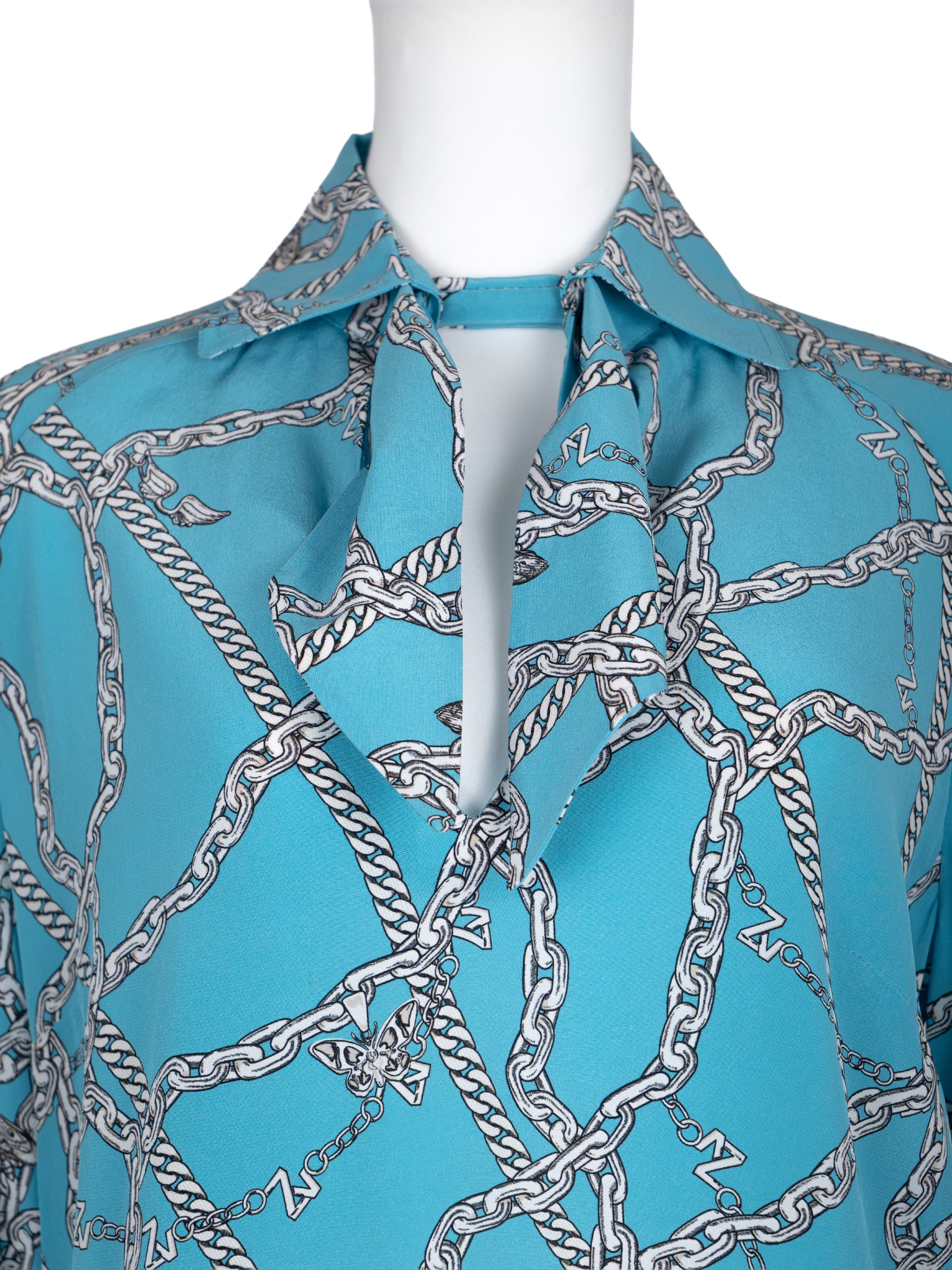 ZADIG & VOLTAIRE CHAIN PRINT SHIRT